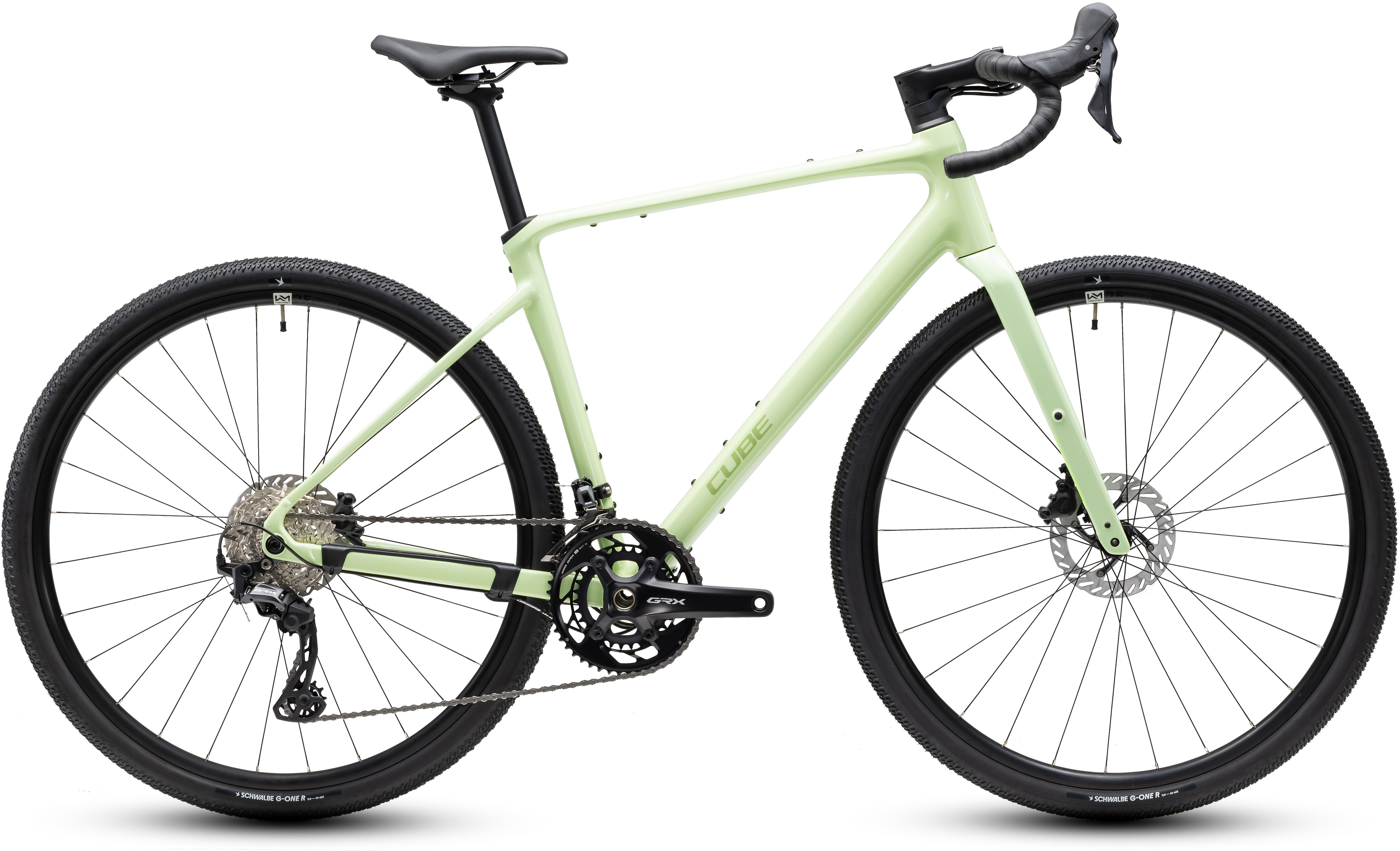 Ciclism - BICICLETA CUBE NUROAD RACE LINDGREEN MATCHA 2027 S