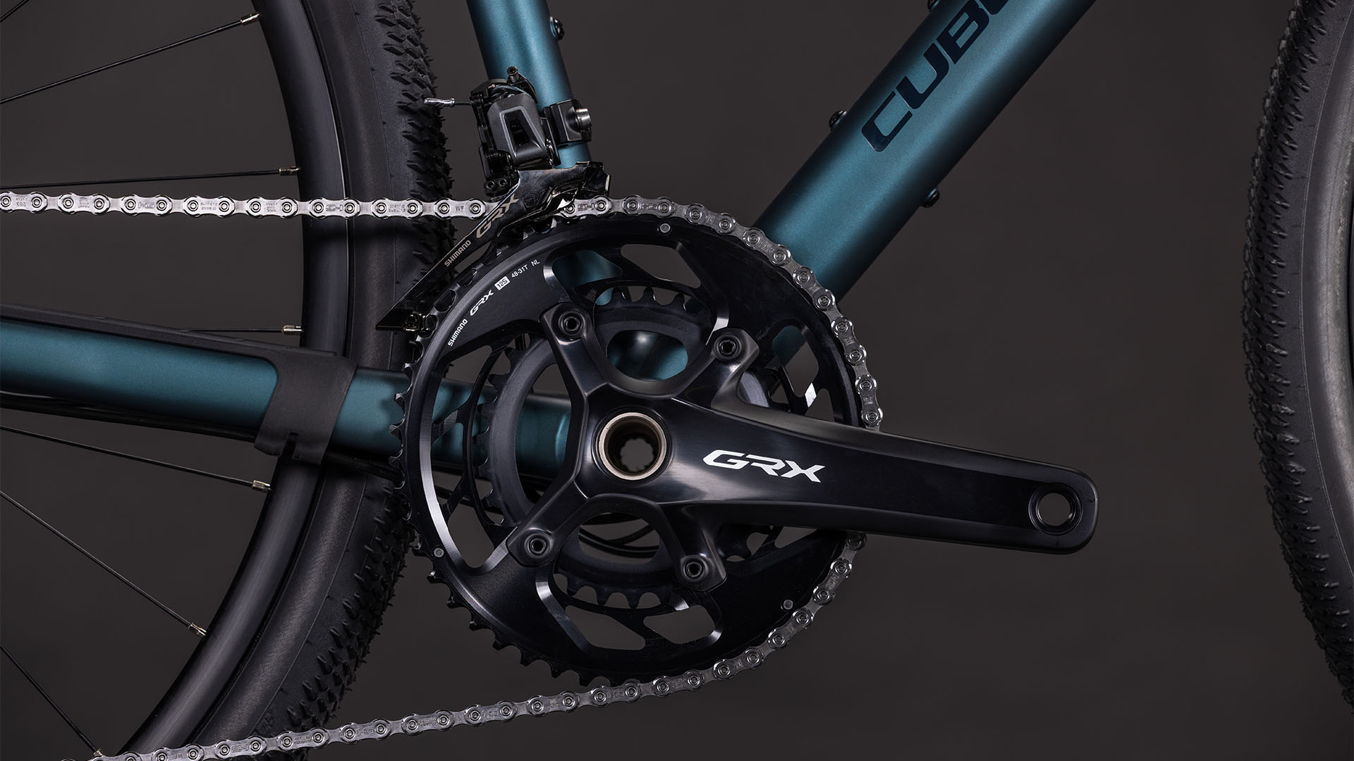 BICICLETA CUBE NUROAD RACE ROYALGREEN BLACK 2026 XXL [3]