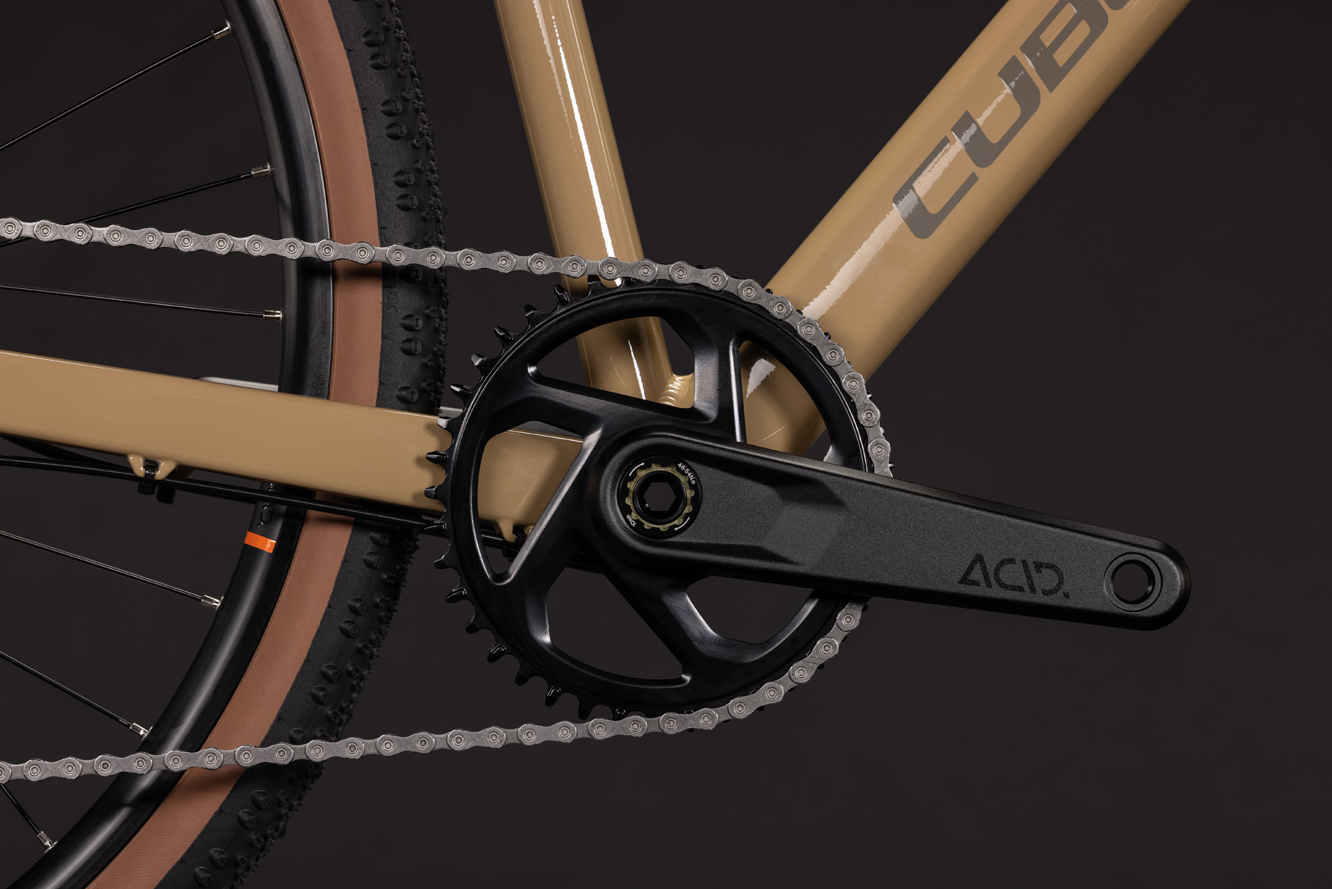 BICICLETA CUBE NUROAD ROOKIE ONE CAPPUCCINO BROWN 2027 XXS [4]