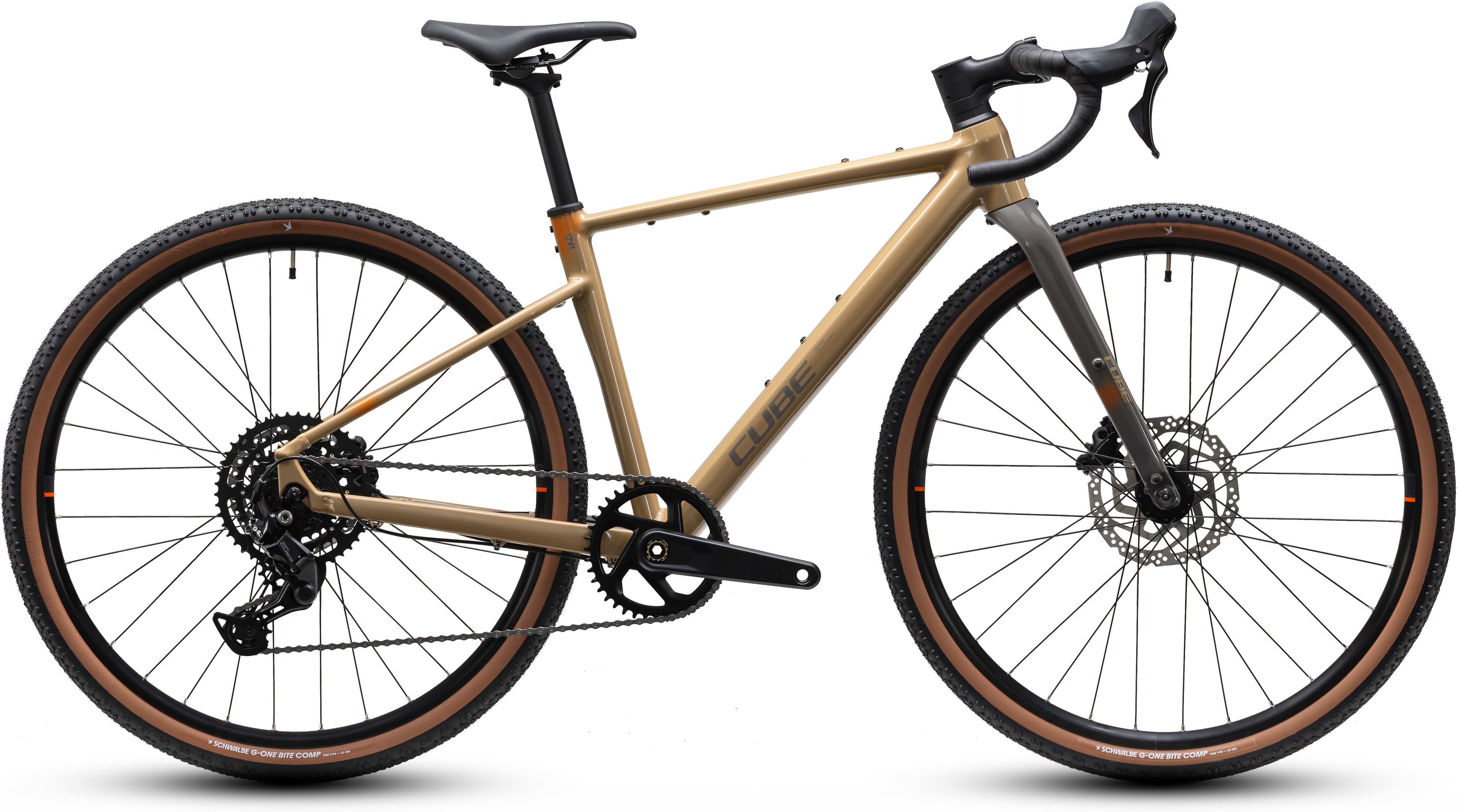 Ciclism - BICICLETA CUBE NUROAD ROOKIE ONE CAPPUCCINO BROWN 2027 XXS