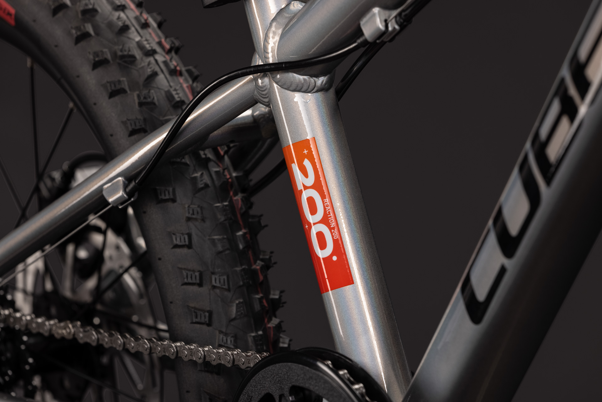 BICICLETA CUBE REACTION 200 PRO PRIZMPOLISHED RED 2027 roti 20 [4]