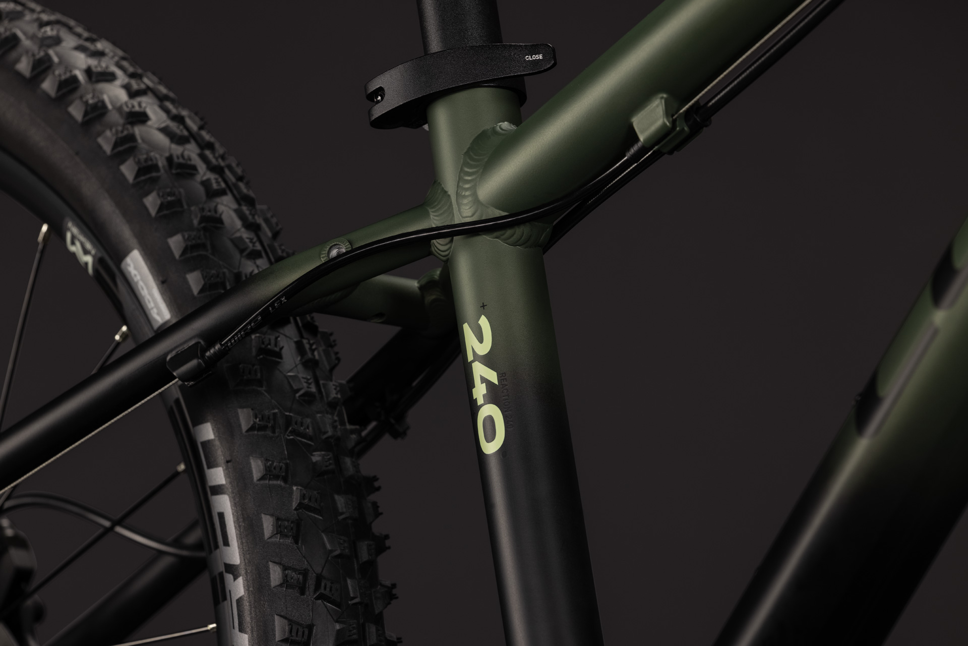 BICICLETA CUBE REACTION 240 TM REEDGREEN LIME 2027 roti 24 [4]
