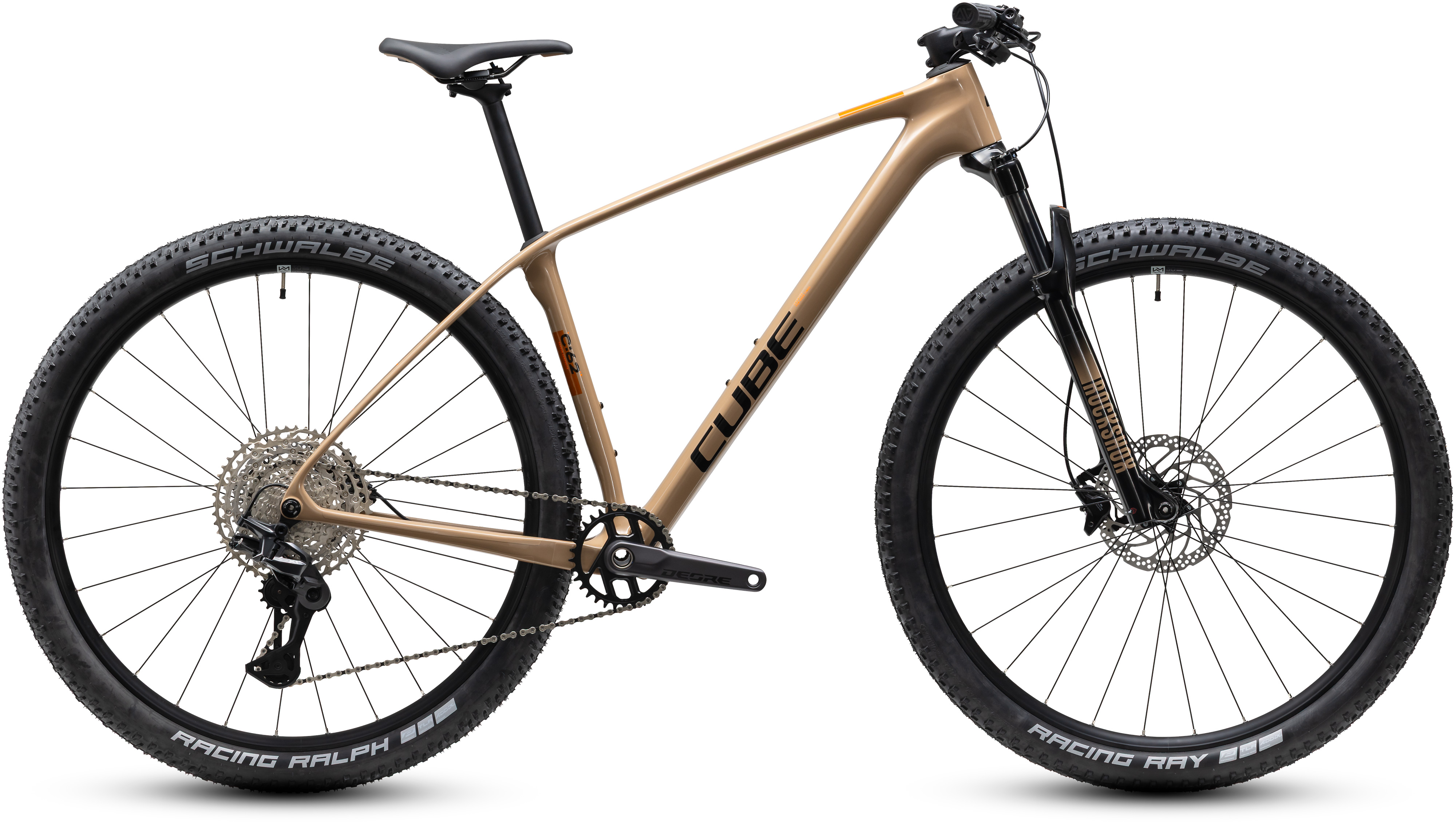 Ciclism - BICICLETA CUBE REACTION C:62 ONE CAPPUCCINO BLACK 2027 cadru XXL (23") - roti 29