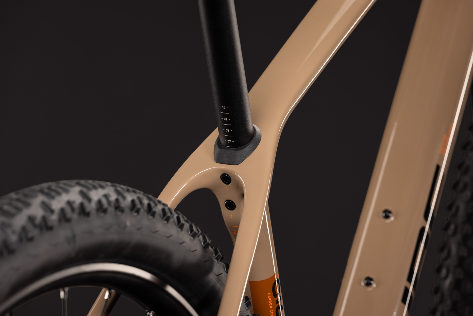 BICICLETA CUBE REACTION C:62 ONE CAPPUCCINO BLACK 2027 cadru L (19") - roti 29 [2]