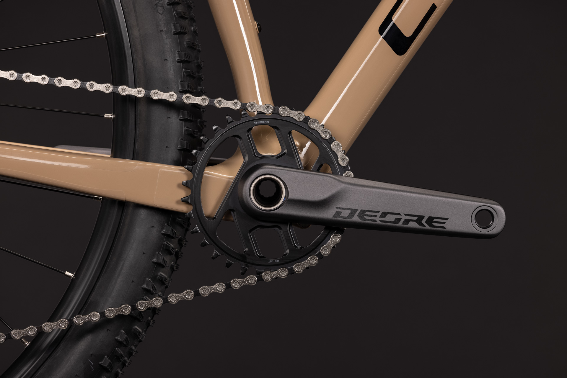 BICICLETA CUBE REACTION C:62 ONE CAPPUCCINO BLACK 2027 cadru L (19") - roti 29 [4]