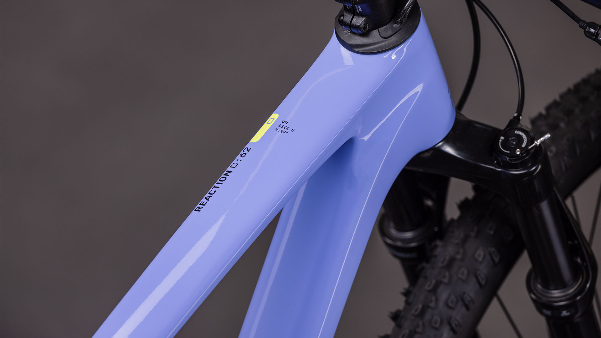 BICICLETA CUBE REACTION C:62 ONE LUCIDLILAC BLACK 2026 cadru XS (14") - roti 27.5 [2]