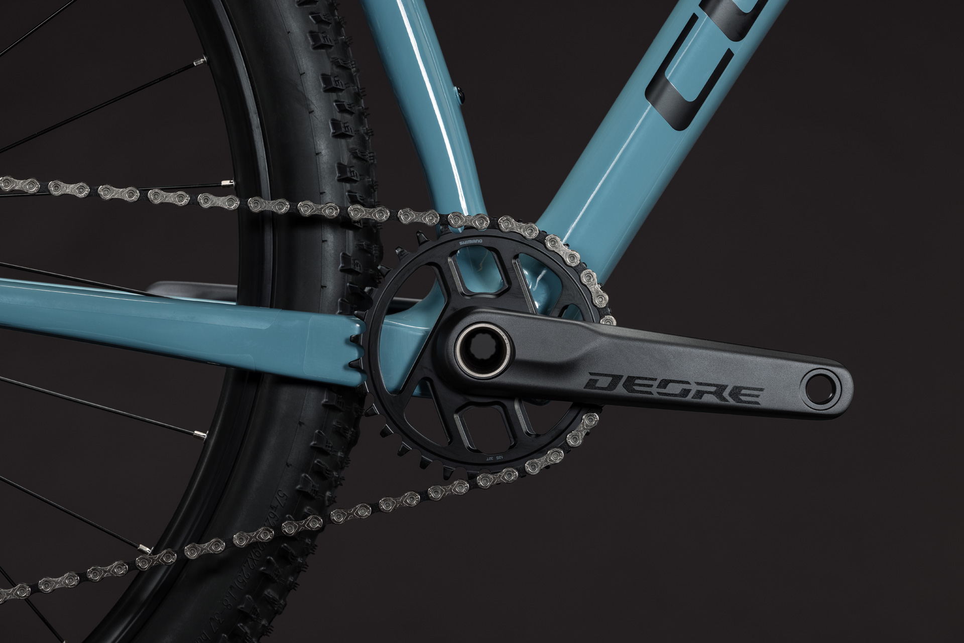 BICICLETA CUBE REACTION C:62 ONE SURFBLUE BLACK 2027 cadru L (19") - roti 29 [3]