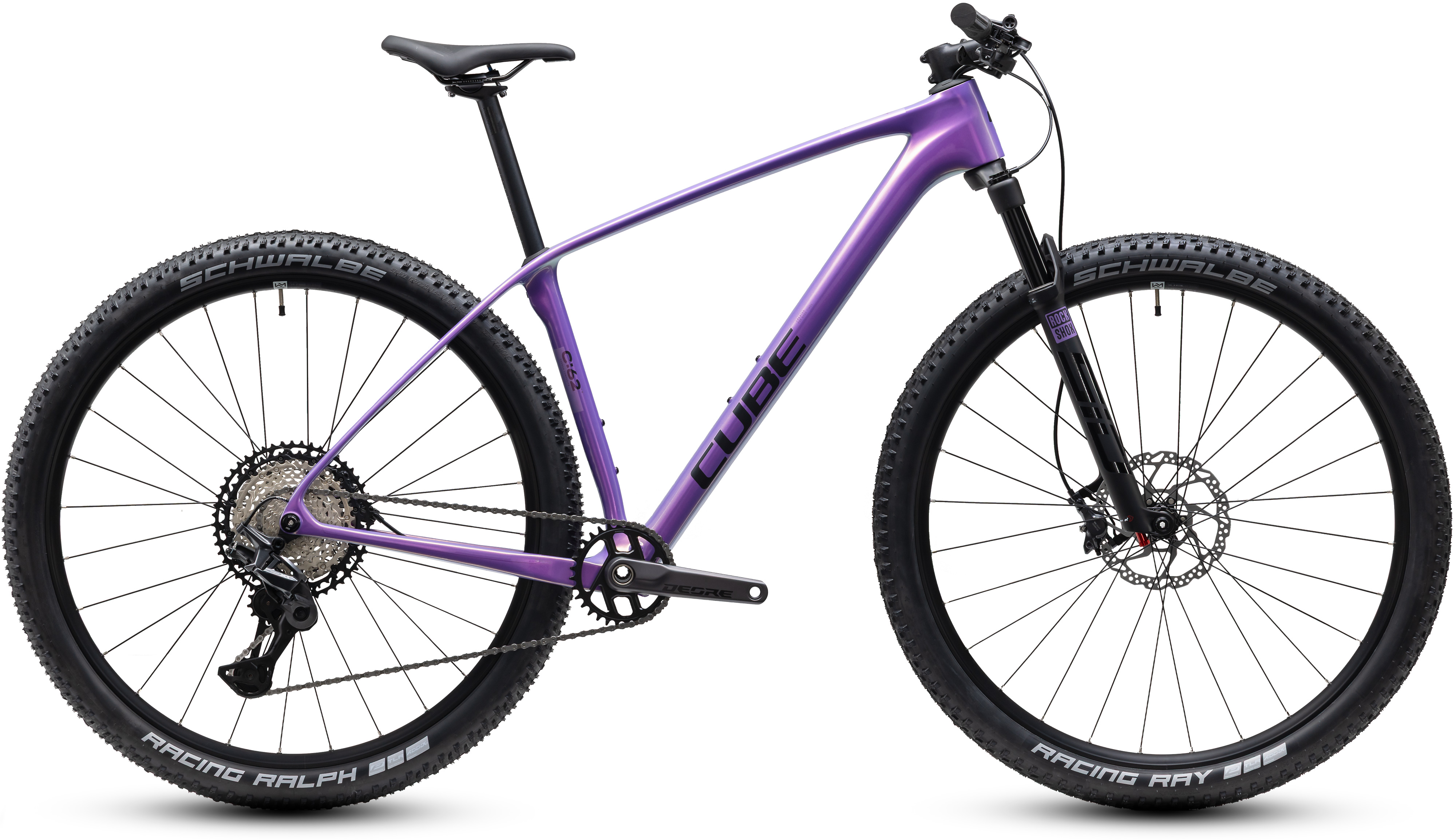 Ciclism - BICICLETA CUBE REACTION C:62 PRO COSMICPURPLE BLACK 2027 M