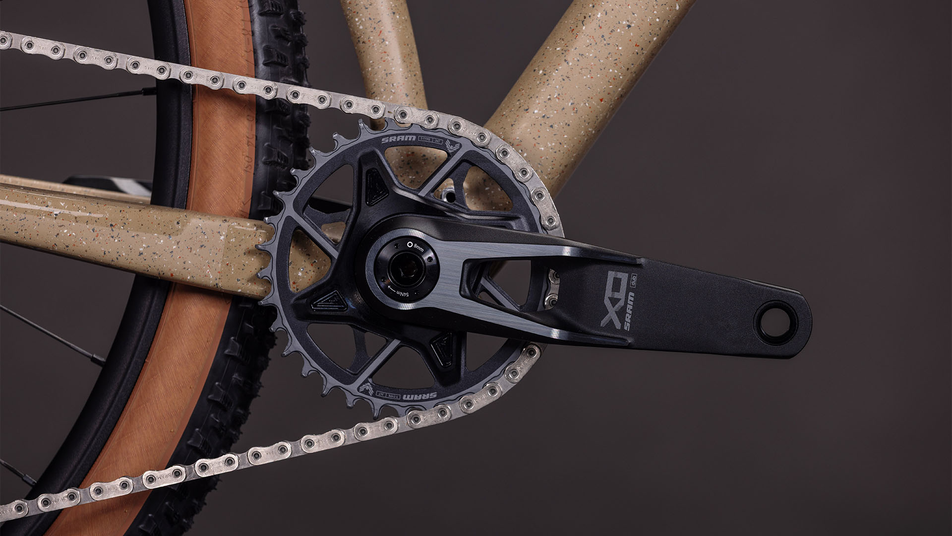 BICICLETA CUBE REACTION C:62 SLX MINERALGRIT BLACK 2026 XL [4]