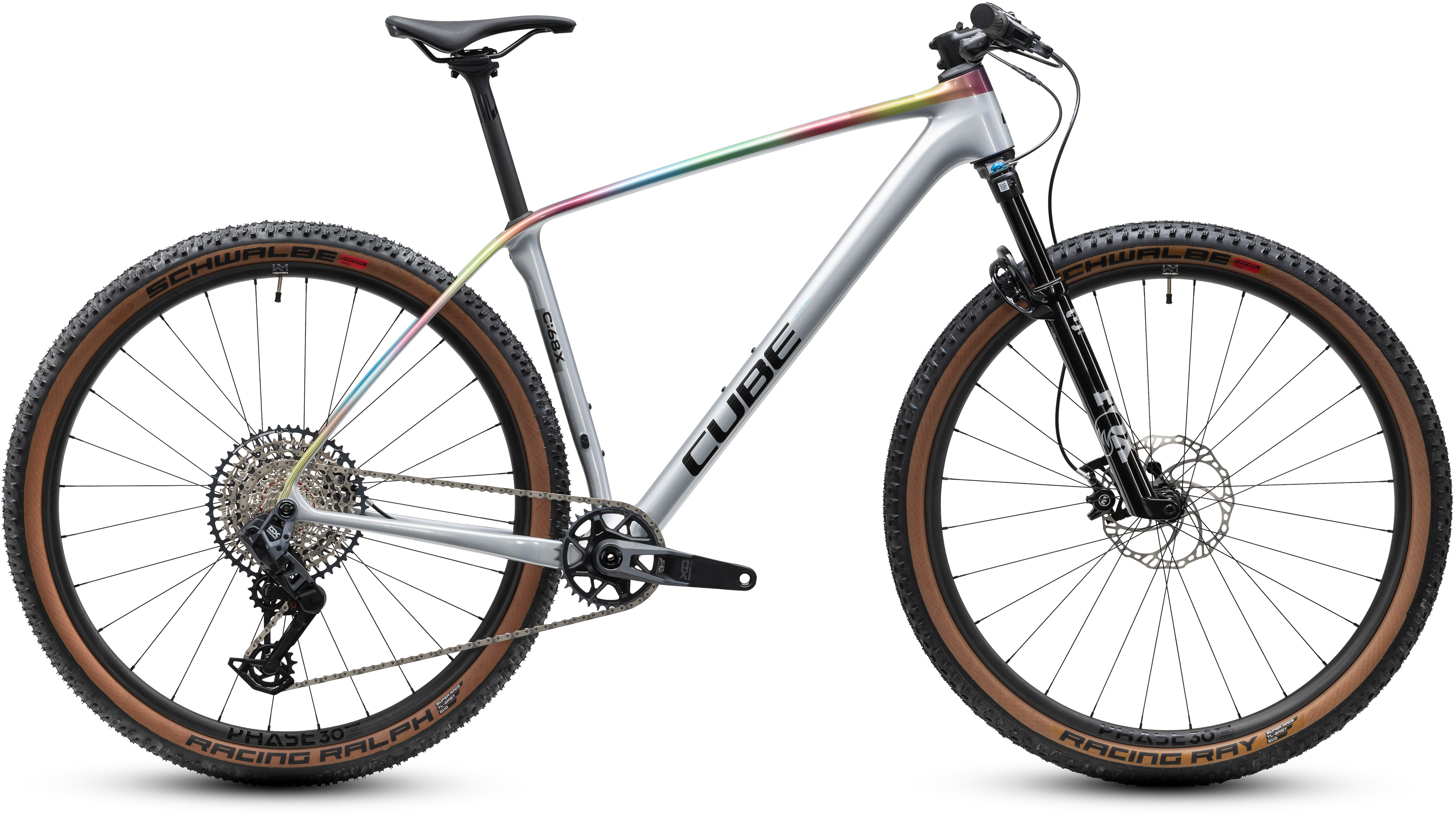 Ciclism - BICICLETA CUBE REACTION C:68X SLX SILVERGREY SOFTFLOW 2027 L