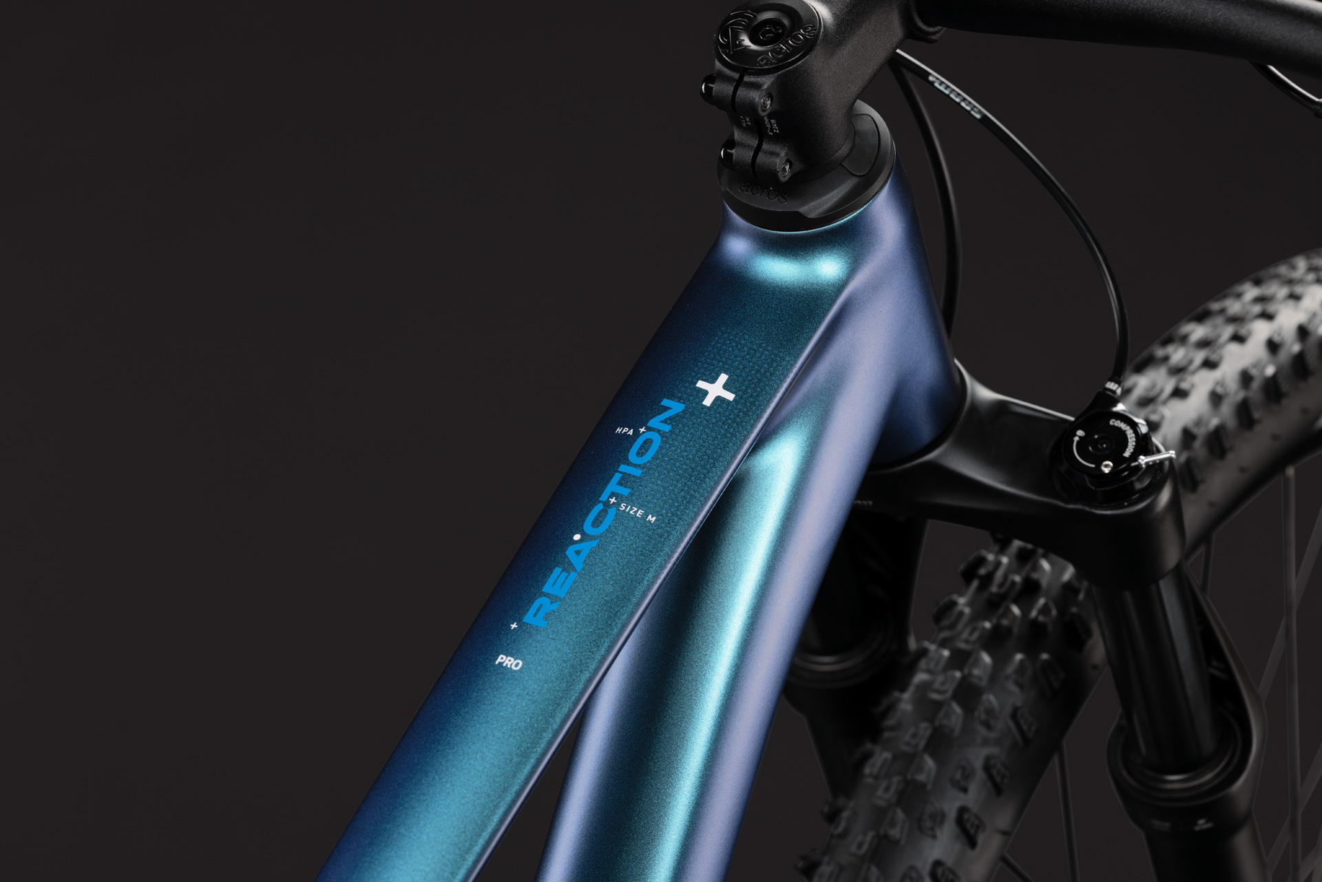 BICICLETA CUBE REACTION PRO EMERALD BLUE 2027 cadru S (15") - roti 27.5 [2]