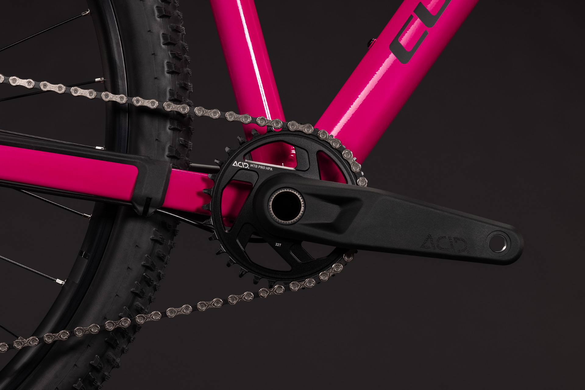 BICICLETA CUBE REACTION PRO FUCHSIA BLACK 2027 cadru L (19") - roti 29 [3]
