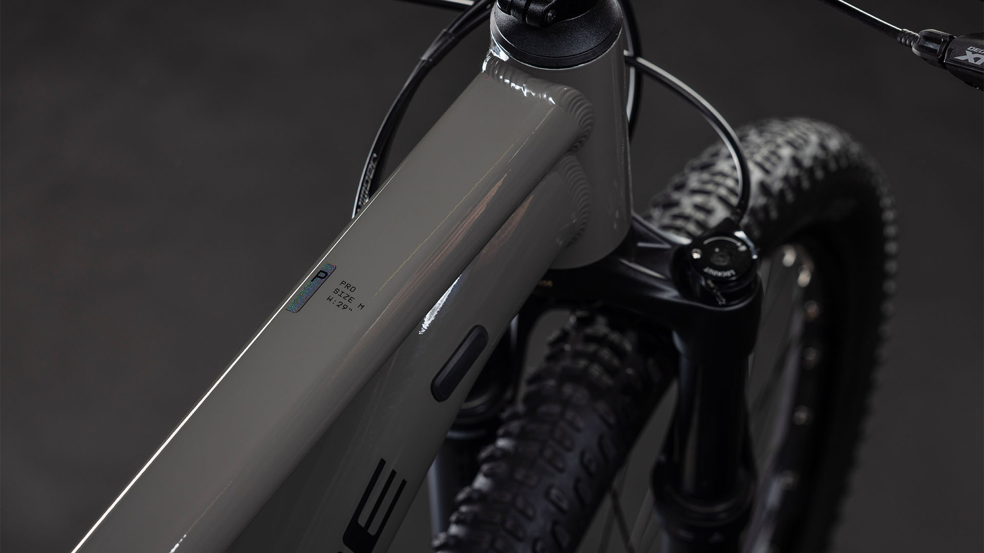 BICICLETA CUBE REACTION PRO OLDGREY BLACK 2026 cadru L (19") - roti 29 [1]