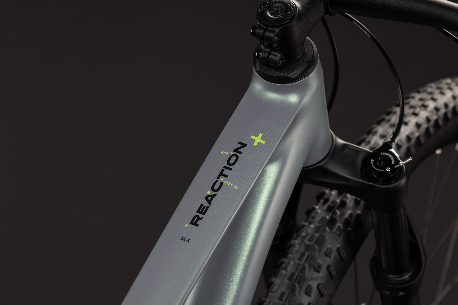 BICICLETA CUBE REACTION SLX SEAGREY BLACK 2027 cadru L (19") - roti 29 [1]