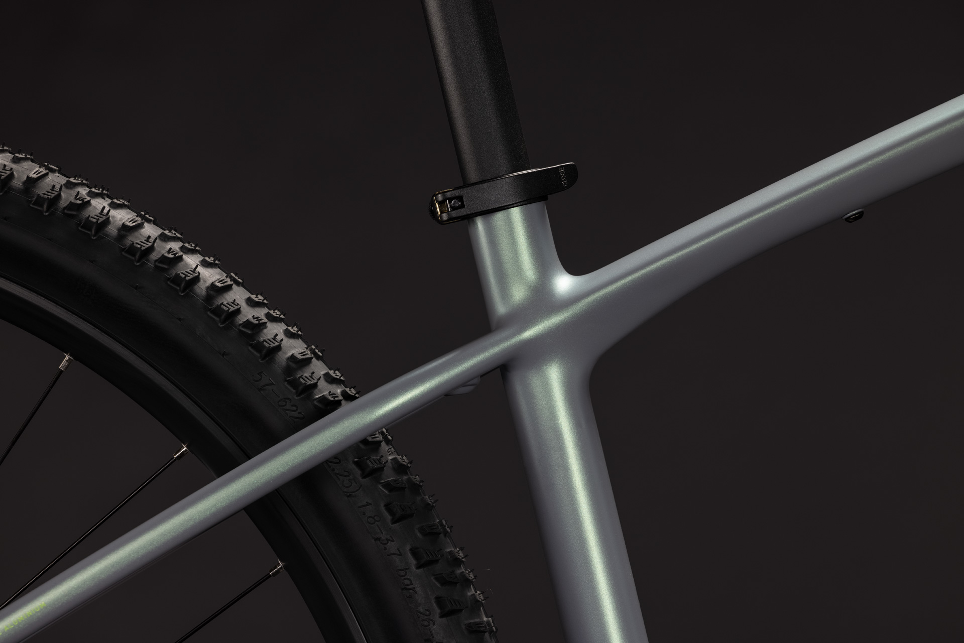 BICICLETA CUBE REACTION SLX SEAGREY BLACK 2027 cadru M (17") - roti 29 [4]