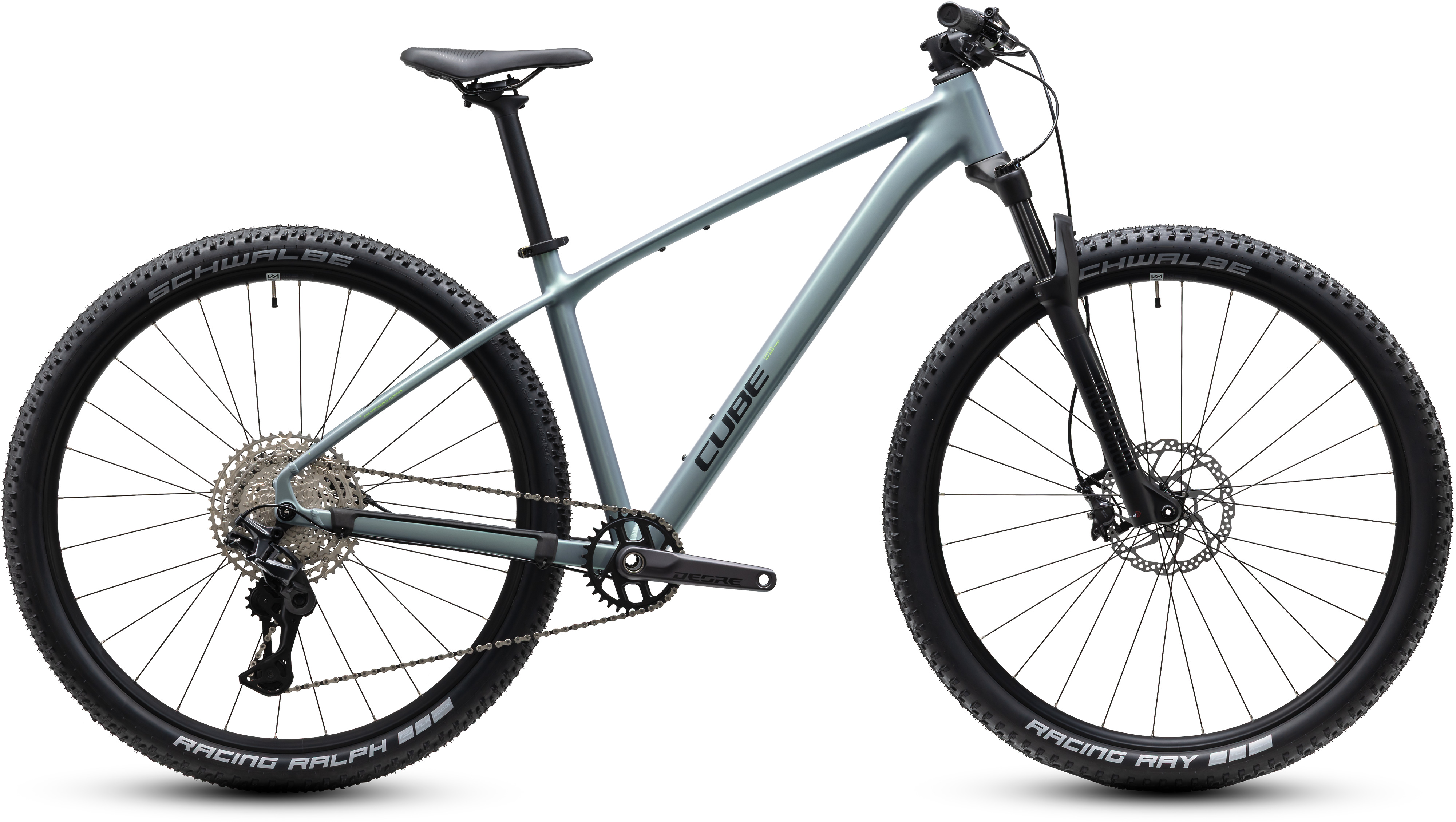 Ciclism - BICICLETA CUBE REACTION SLX SEAGREY BLACK 2027 cadru L (19") - roti 29
