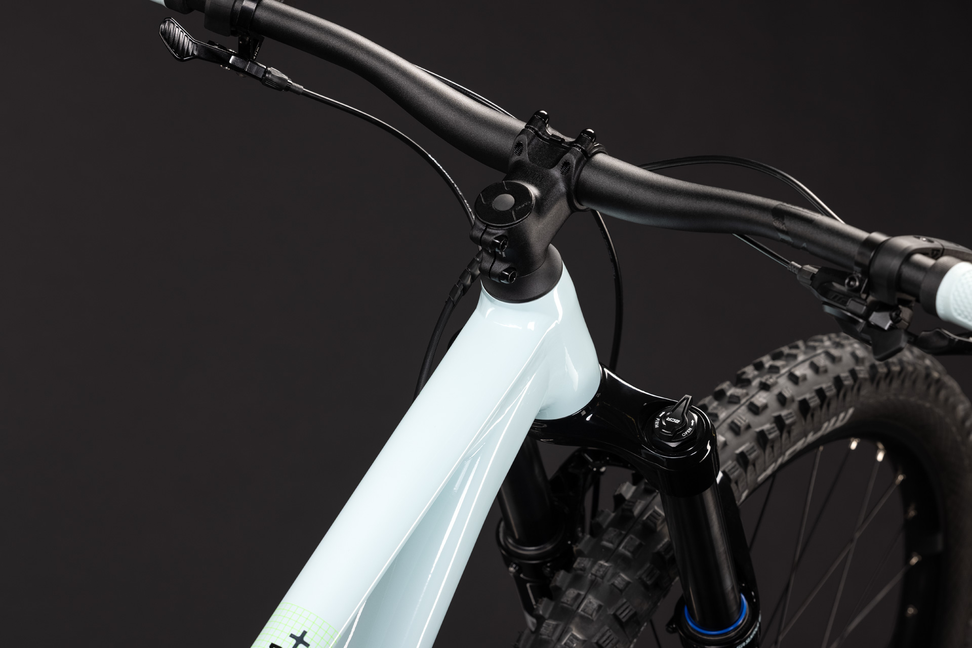 BICICLETA CUBE REACTION TM ONE KOLIBRI BLACK 2027 cadru XS (14") - roti 27.5 [1]