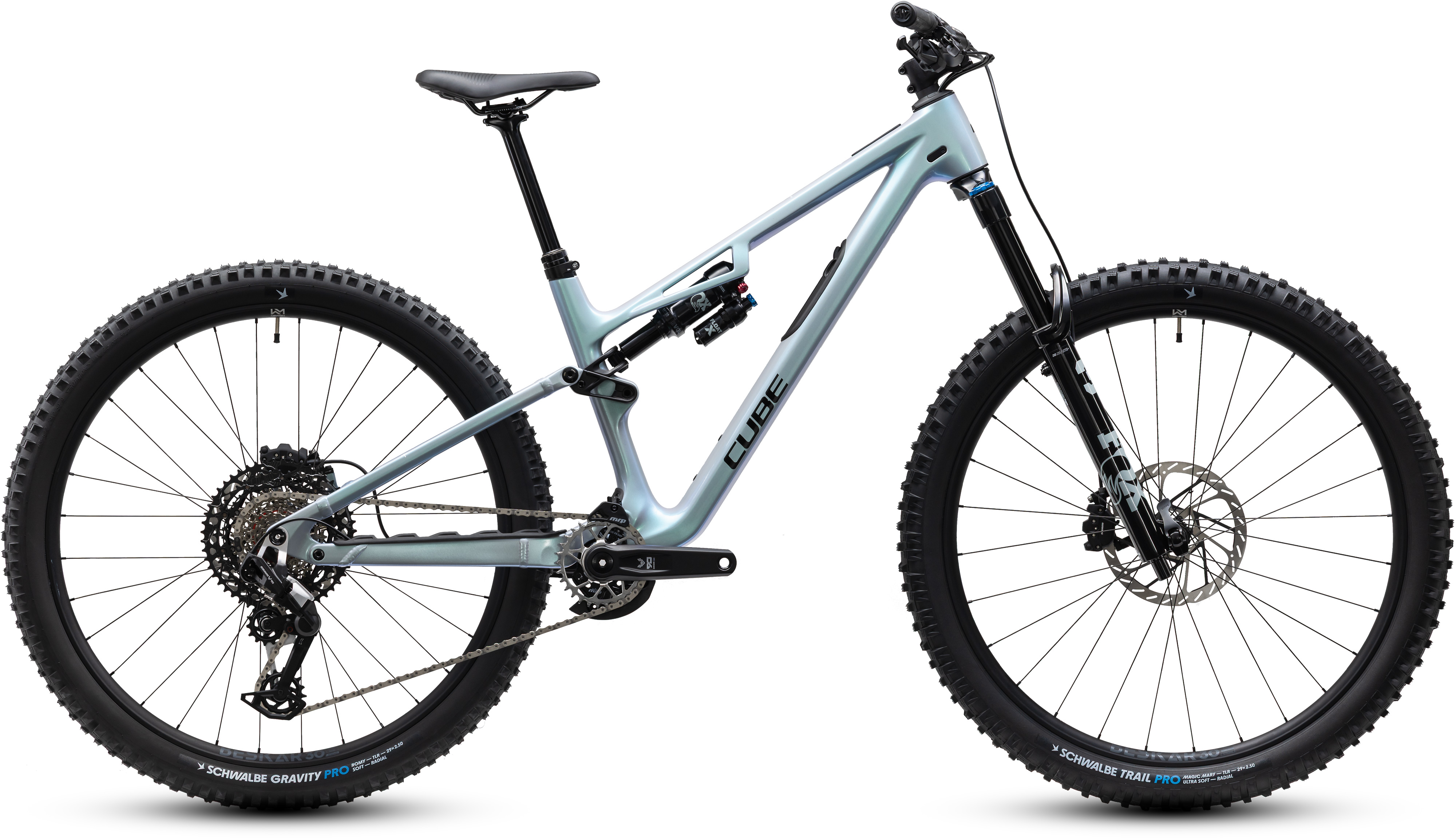 Ciclism - BICICLETA CUBE STEREO HPC TM GREENFUSION BLACK 2027 S