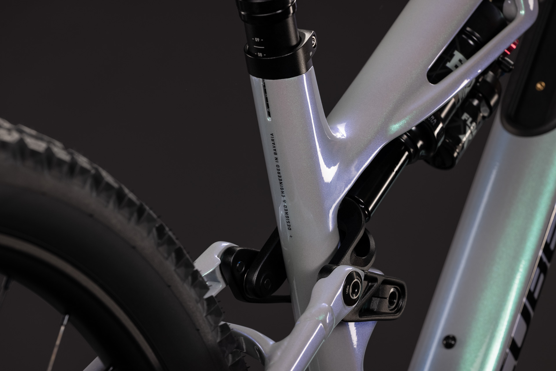BICICLETA CUBE STEREO HPC TM GREENFUSION BLACK 2027 S [3]