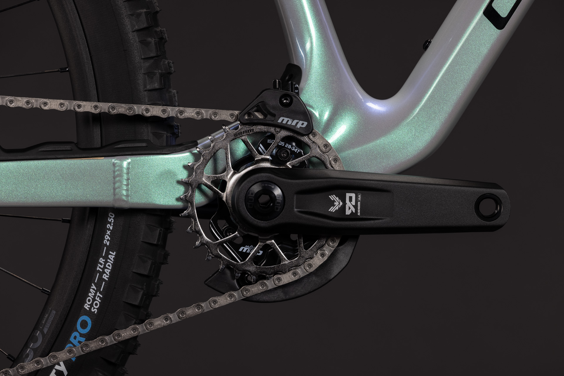 BICICLETA CUBE STEREO HPC TM GREENFUSION BLACK 2027 S [4]