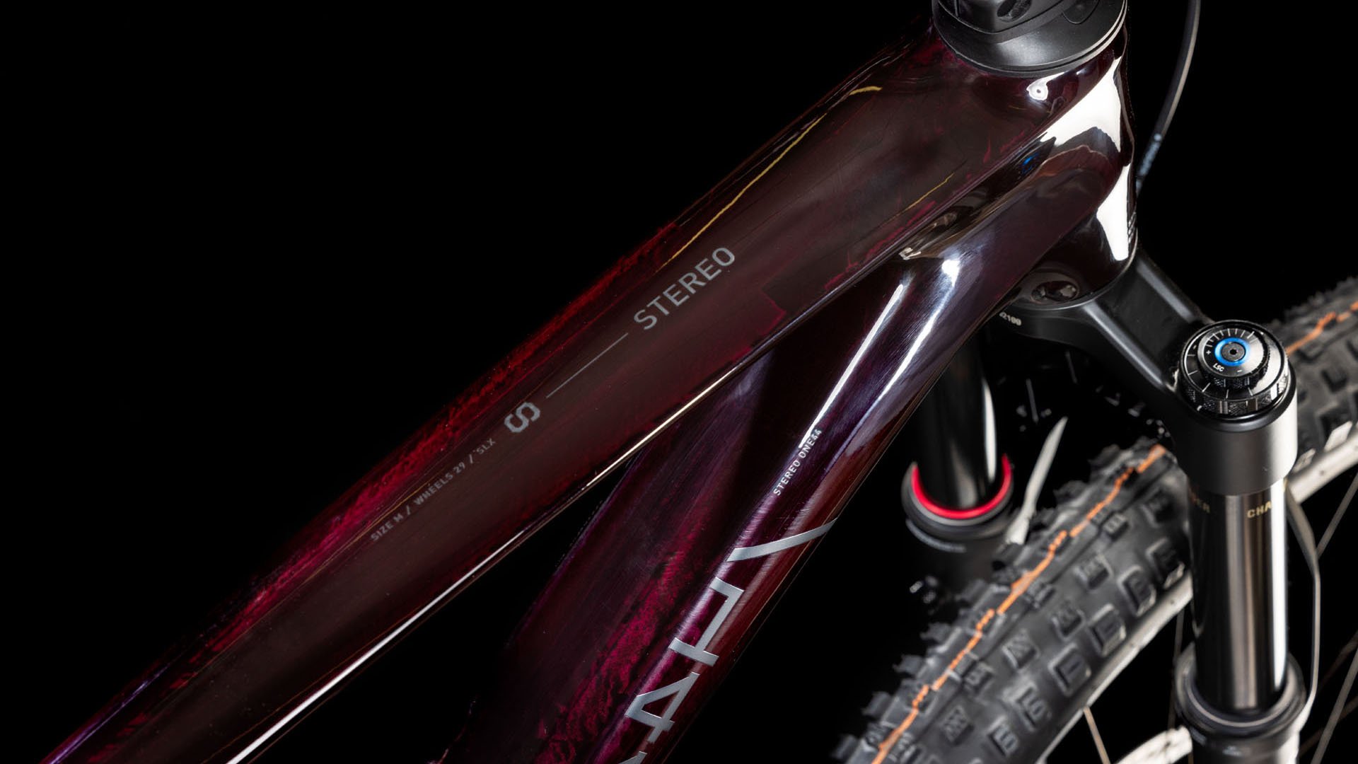 BICICLETA CUBE STEREO ONE44 C:68X SLX 29 LIQUIDVIOLET BLACK 2025 S [2]