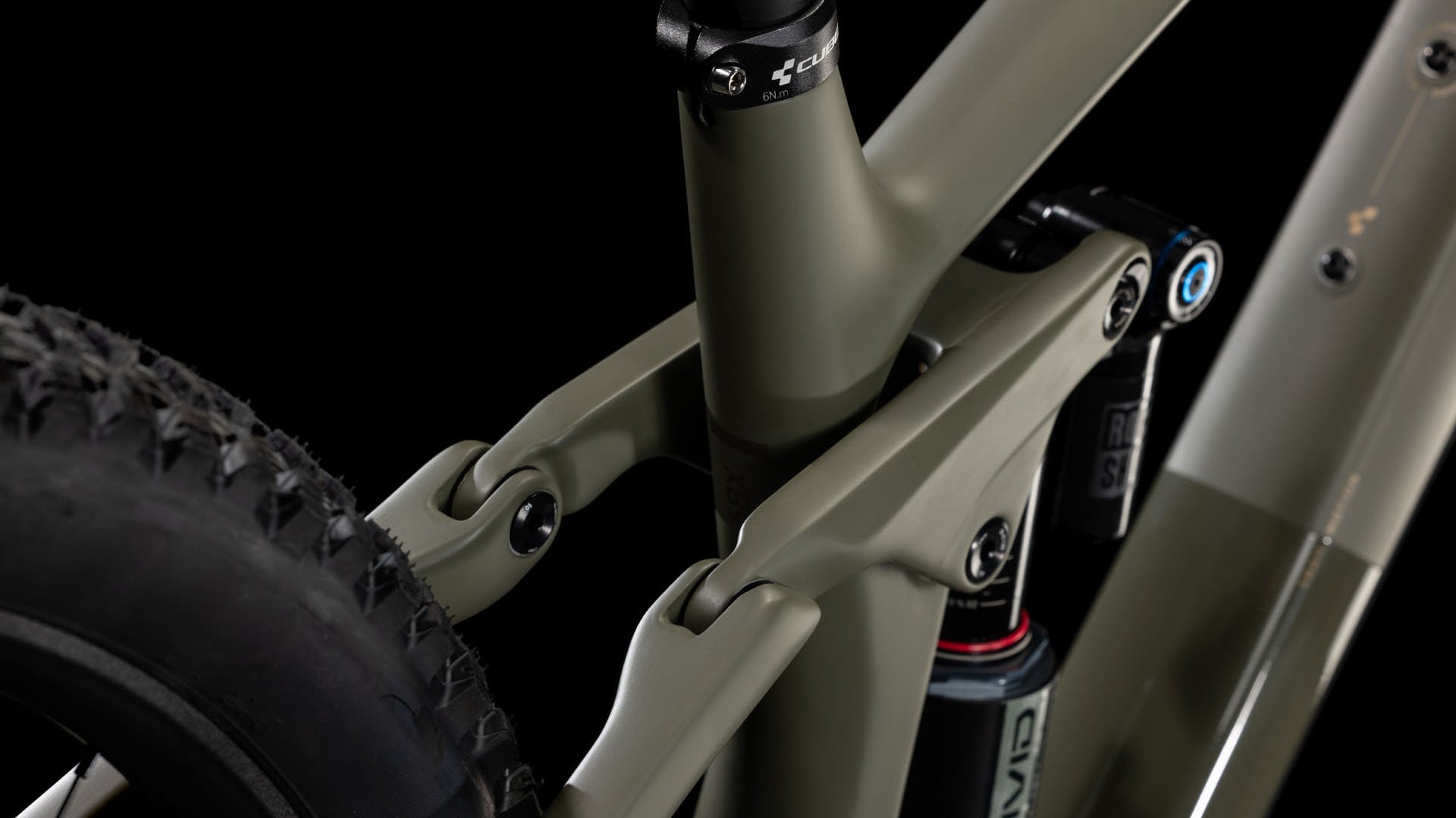 BICICLETA CUBE STEREO ONE77 C:68X TM 29 DUSTYOLIVE GOLD 2025 XL [4]