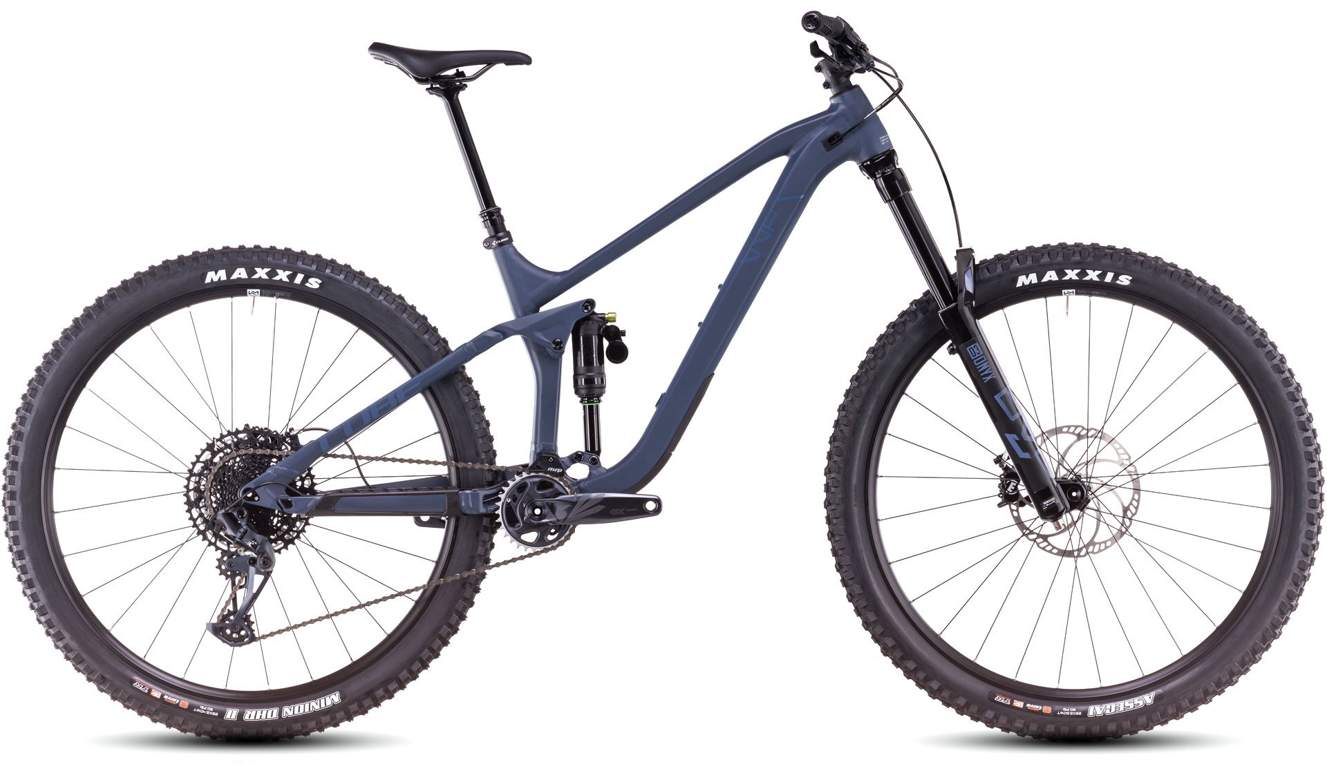 Biciclete mountain bike (MTB) - BICICLETA CUBE STEREO ONE77 PRO 29 INKGREY GLOSSY 2025 L