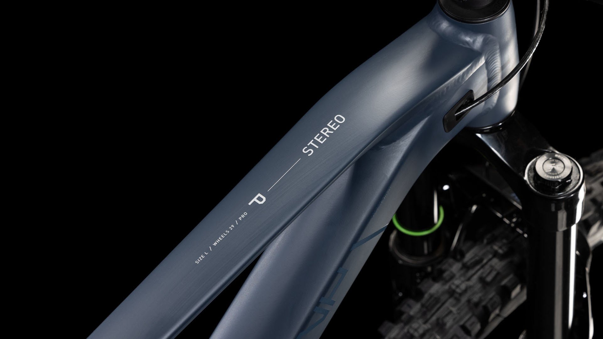 BICICLETA CUBE STEREO ONE77 PRO 29 INKGREY GLOSSY 2025 M [2]