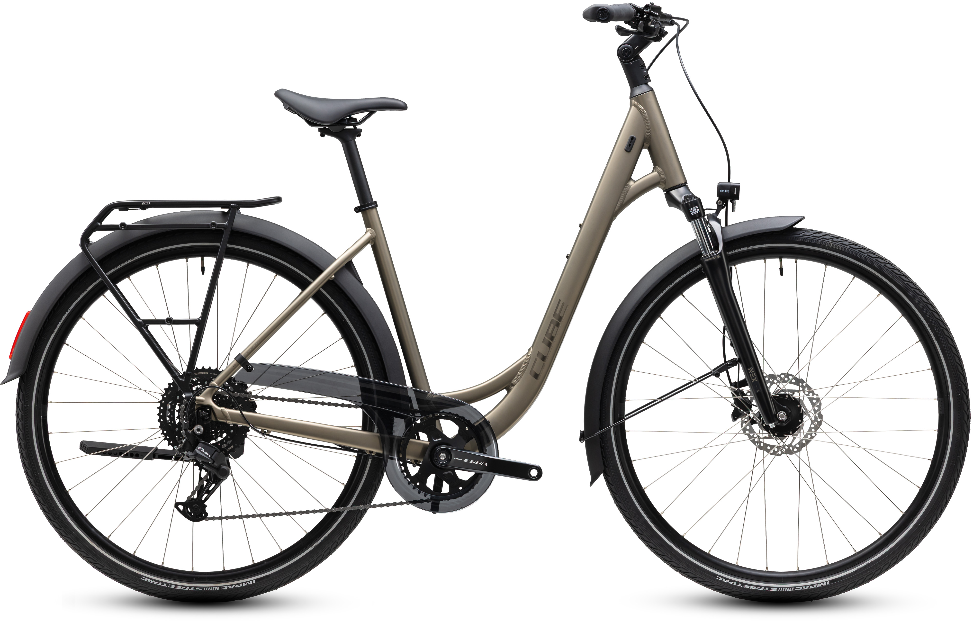 Ciclism - BICICLETA CUBE TOURING ONE EASY ENTRY FLASHST COALCHROME 2027 50 cm