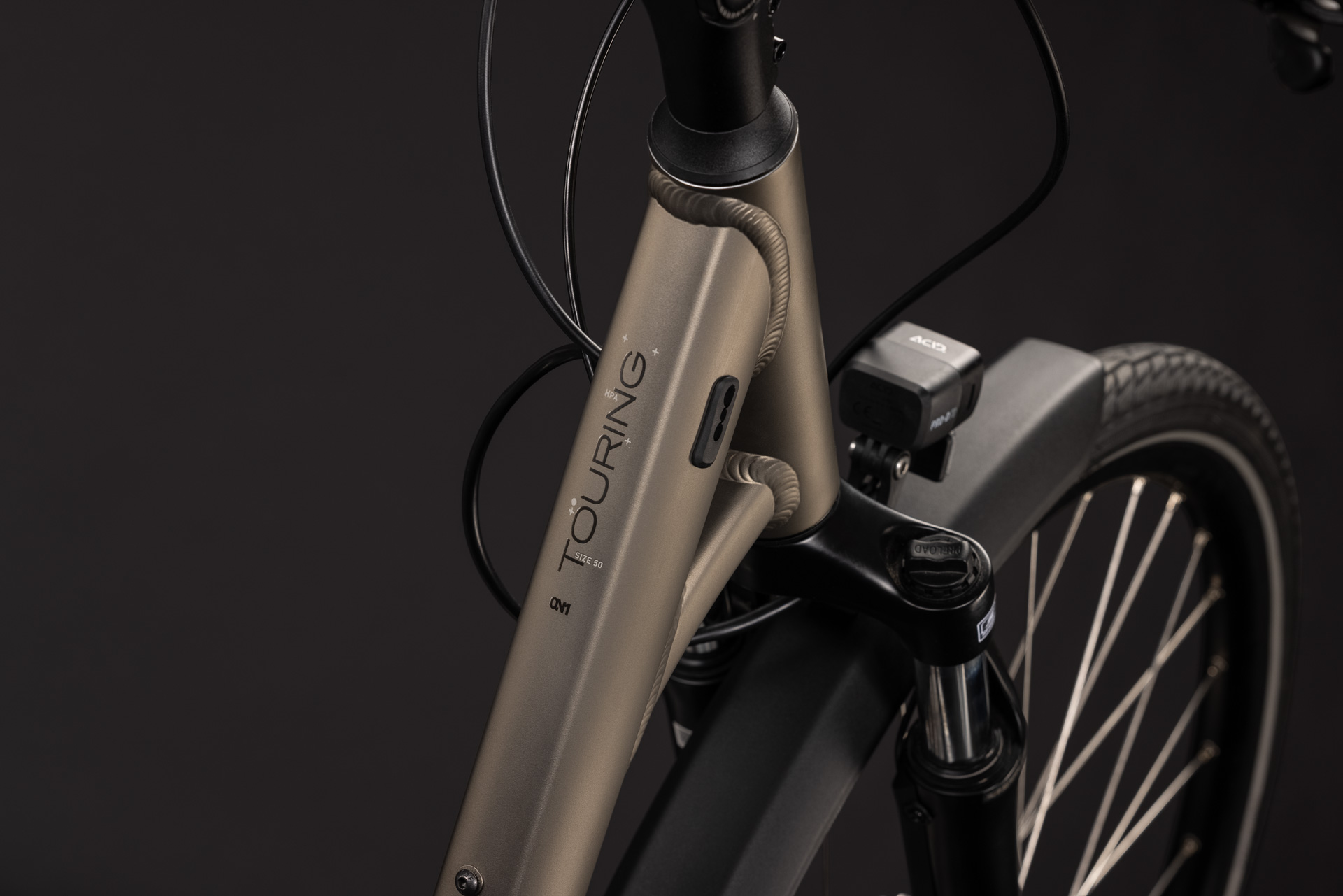 BICICLETA CUBE TOURING ONE EASY ENTRY FLASHST COALCHROME 2027 50 cm [1]