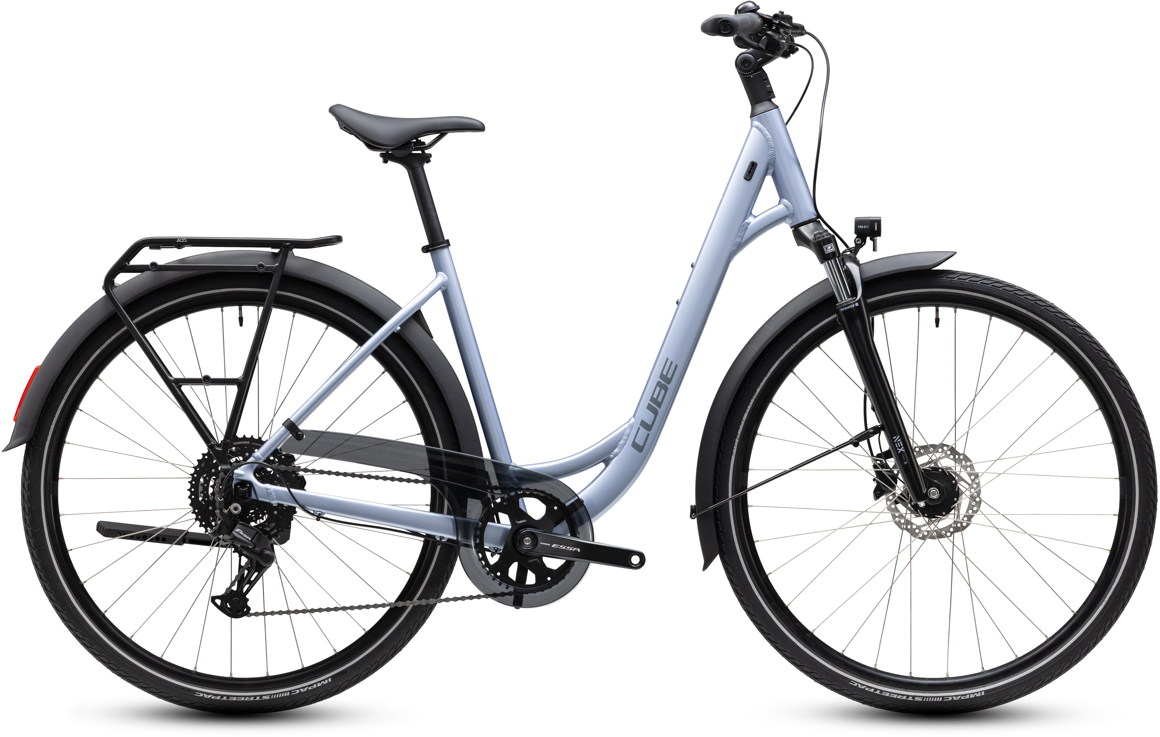 Ciclism - BICICLETA CUBE TOURING ONE EASY ENTRY SILVERBLUE REFLEX 2027 50 cm