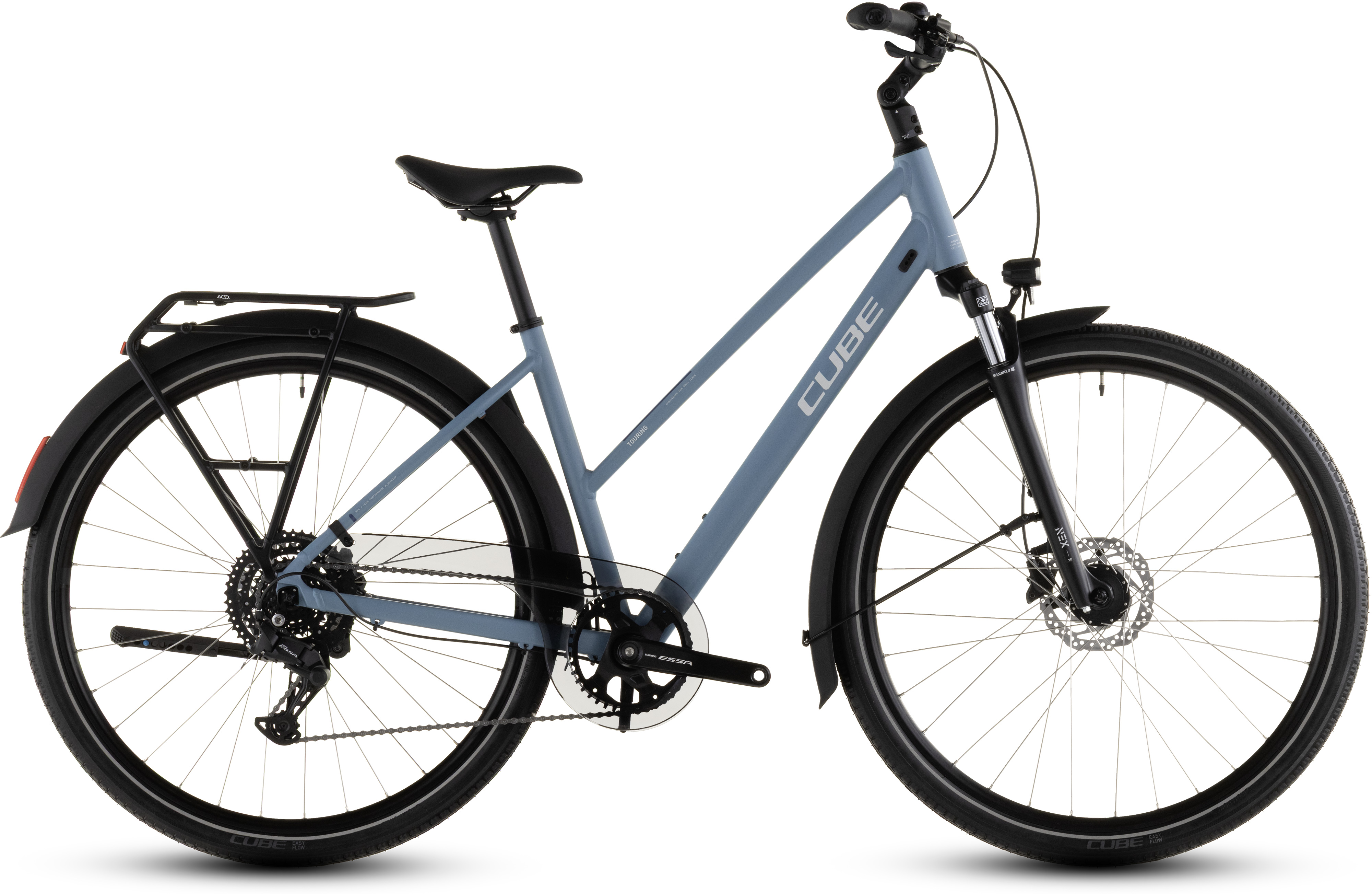 Biciclete - BICICLETA CUBE TOURING ONE TRAPEZE BLUEBIRD GREY 2026 46 cm