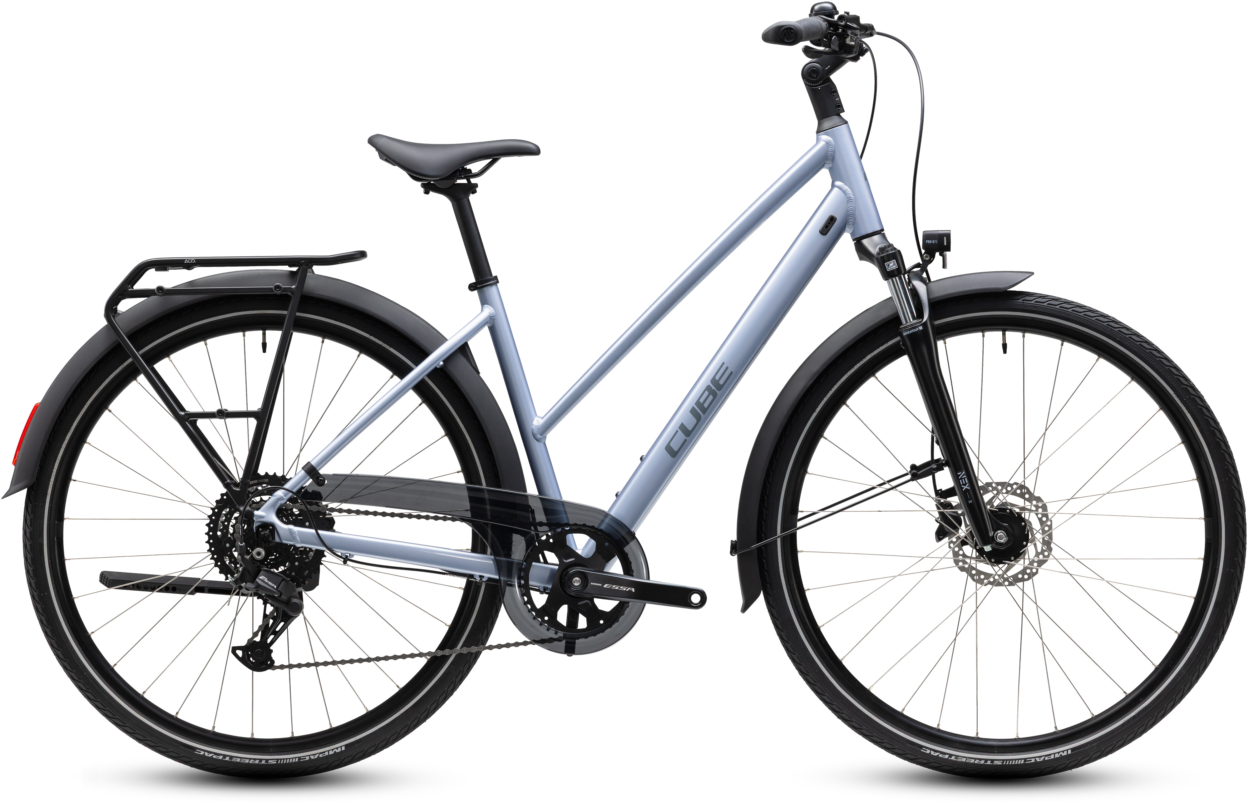 Ciclism - BICICLETA CUBE TOURING ONE TRAPEZE SILVERBLUE REFLEX 2027 50 cm