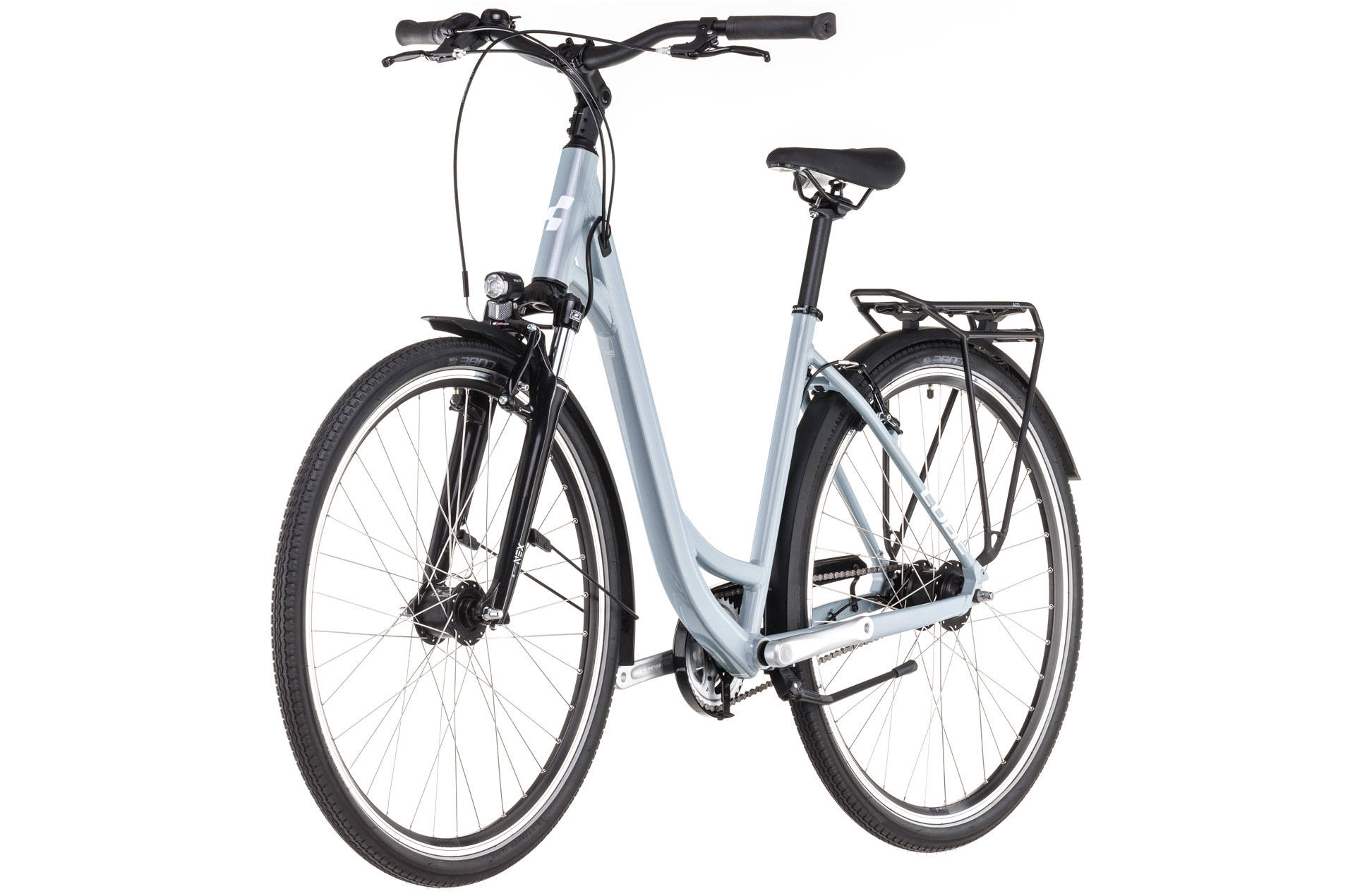 BICICLETA CUBE TOWN ONE EASY ENTRY POLARGREY WHITE 2025 49 cm [3]