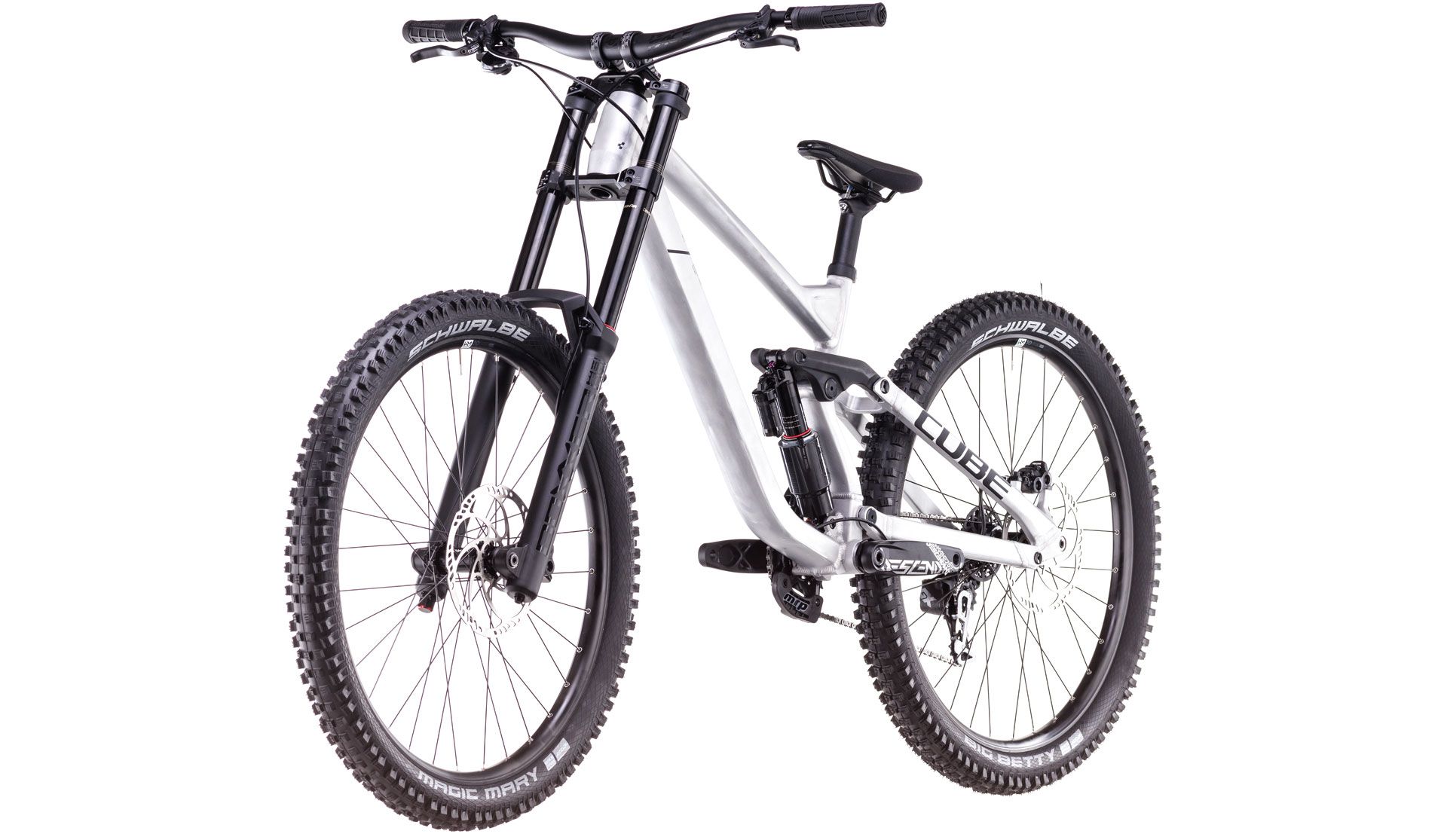 BICICLETA CUBE TWO15 PRO 27.5 RAWMETAL BLACK 2025 M [3]
