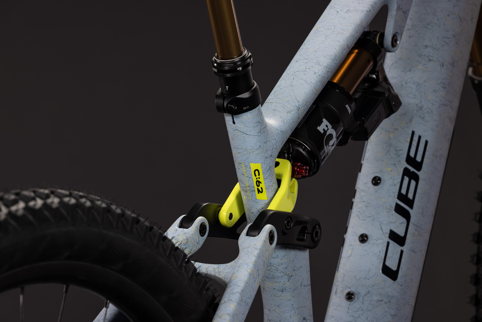 BICICLETA ELECTRICA CUBE AMS HYBRID 177 C:62 SUPER TM 600X ARTICHOKE LIME 2027 L [3]