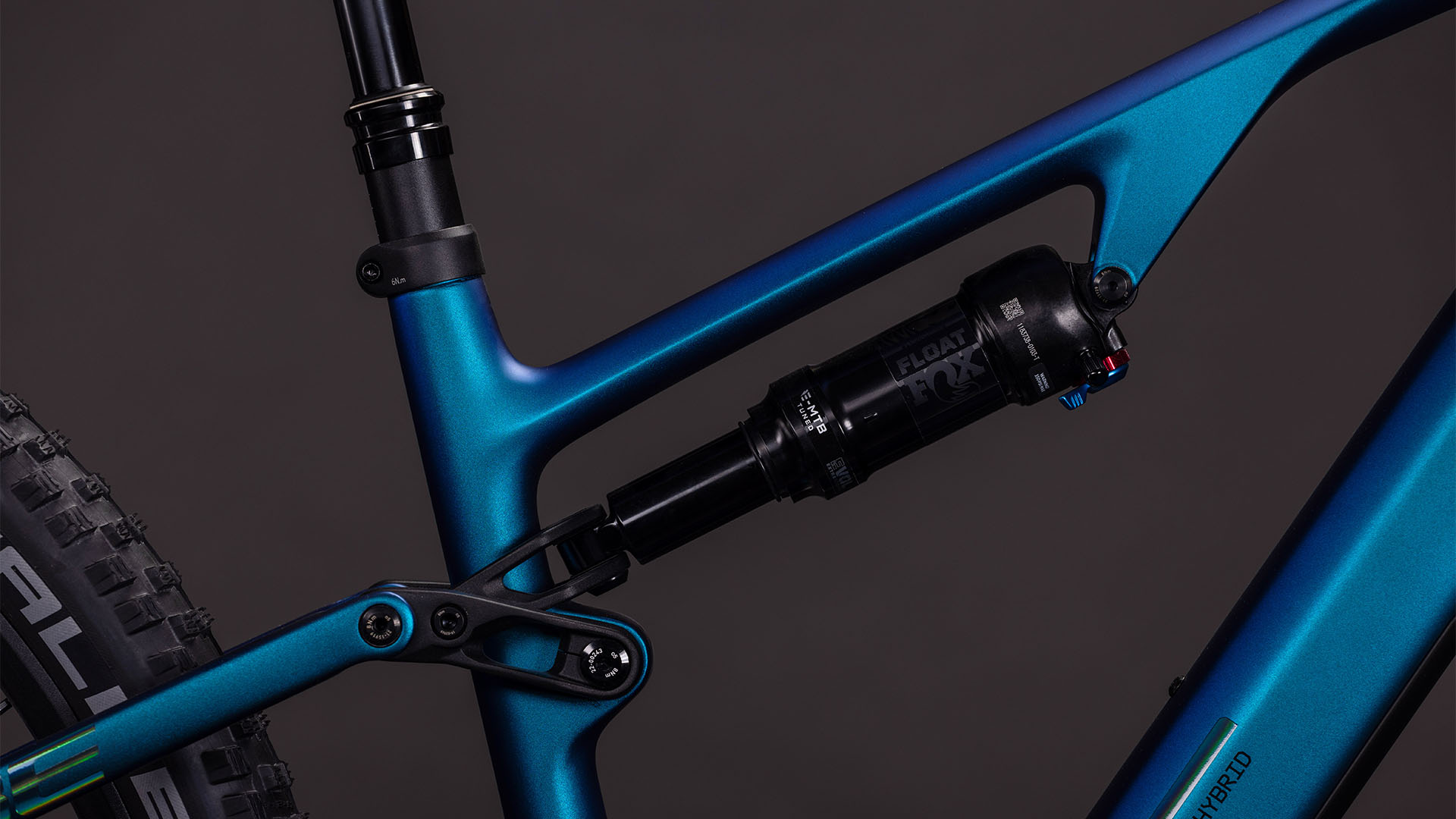 BICICLETA ELECTRICA CUBE AMS HYBRID ONE44 C:68X SLX 400X NEBULA BLACK 2026 S [2]