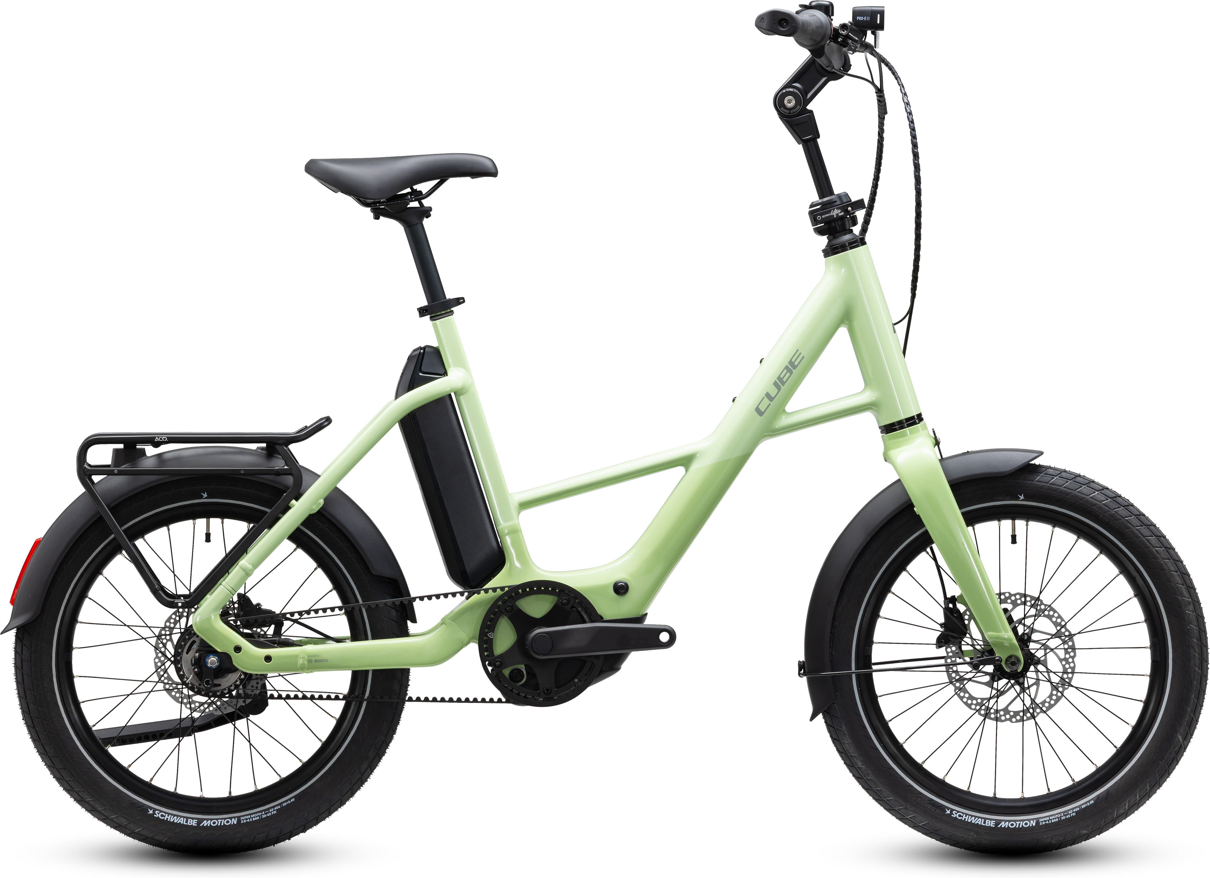 Ciclism - BICICLETA ELECTRICA CUBE COMPACT HYBRID DELUXE 540 LINDGREEN REFLEX 2027 One Size