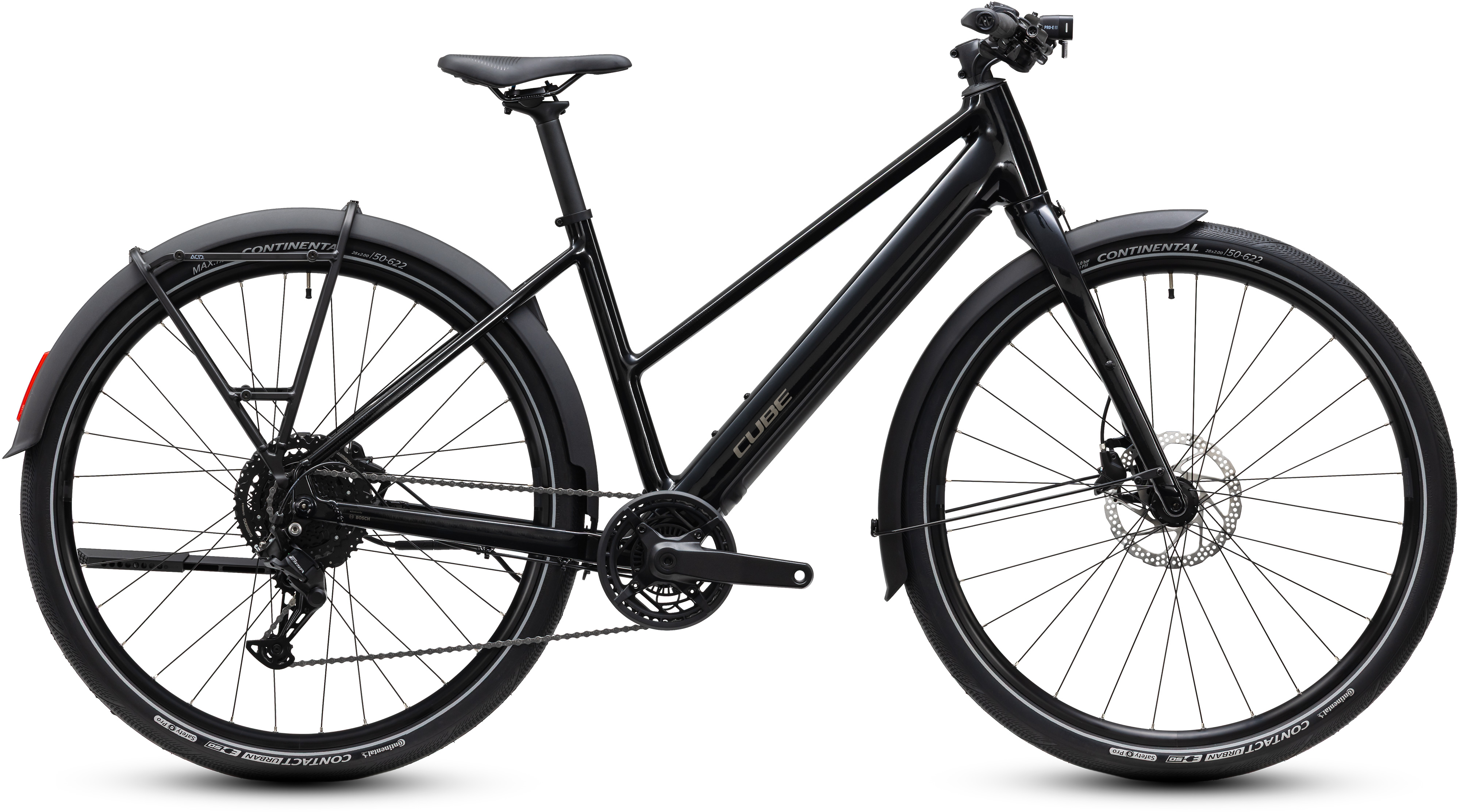 Ciclism - BICICLETA ELECTRICA CUBE EDITOR HYBRID ONE 360 FE TRAPEZE BLACK IRONGREY 2027 50 cm