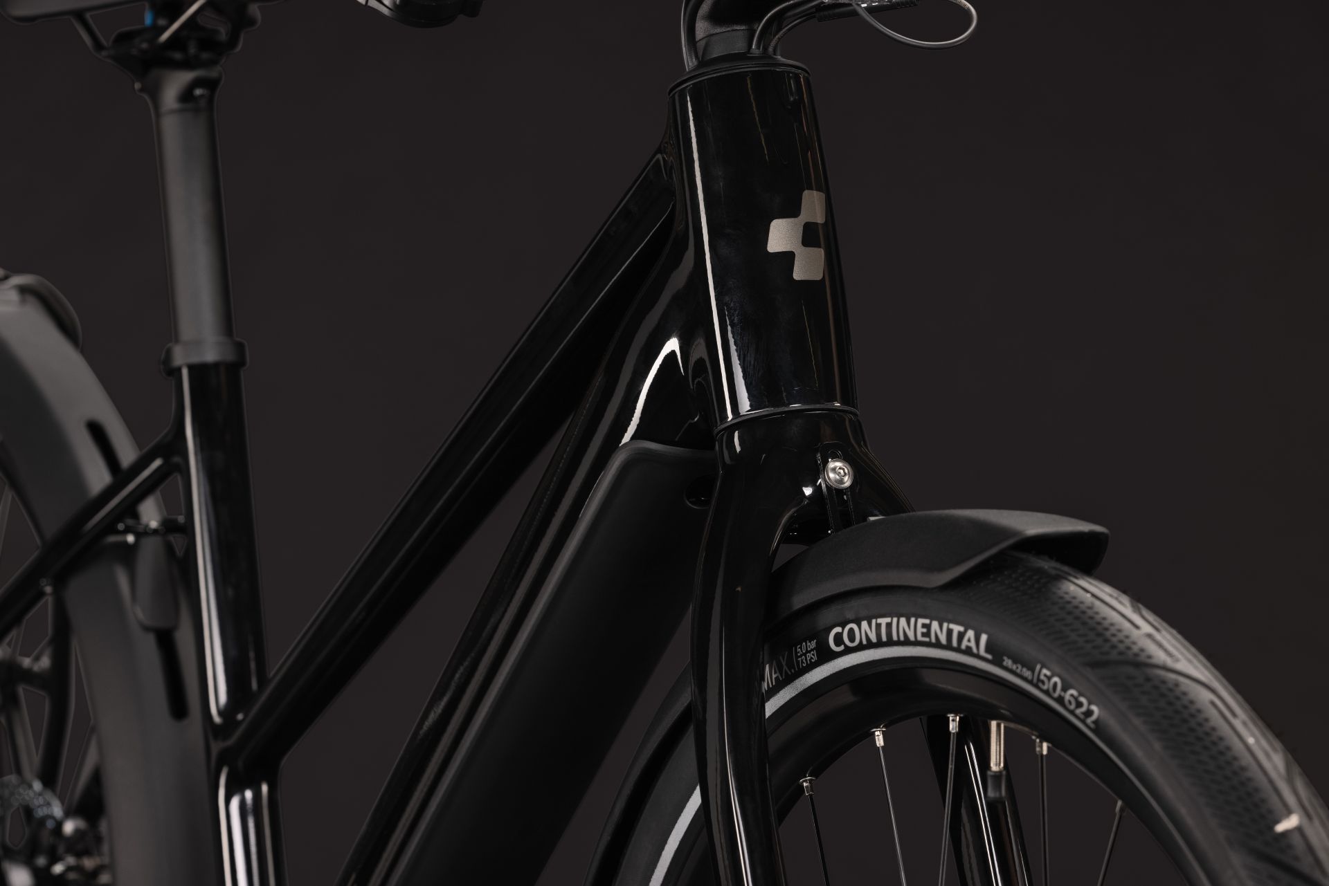 BICICLETA ELECTRICA CUBE EDITOR HYBRID PRO 360 FE TRAPEZE BLACK IRONGREY 2027 50 cm [2]