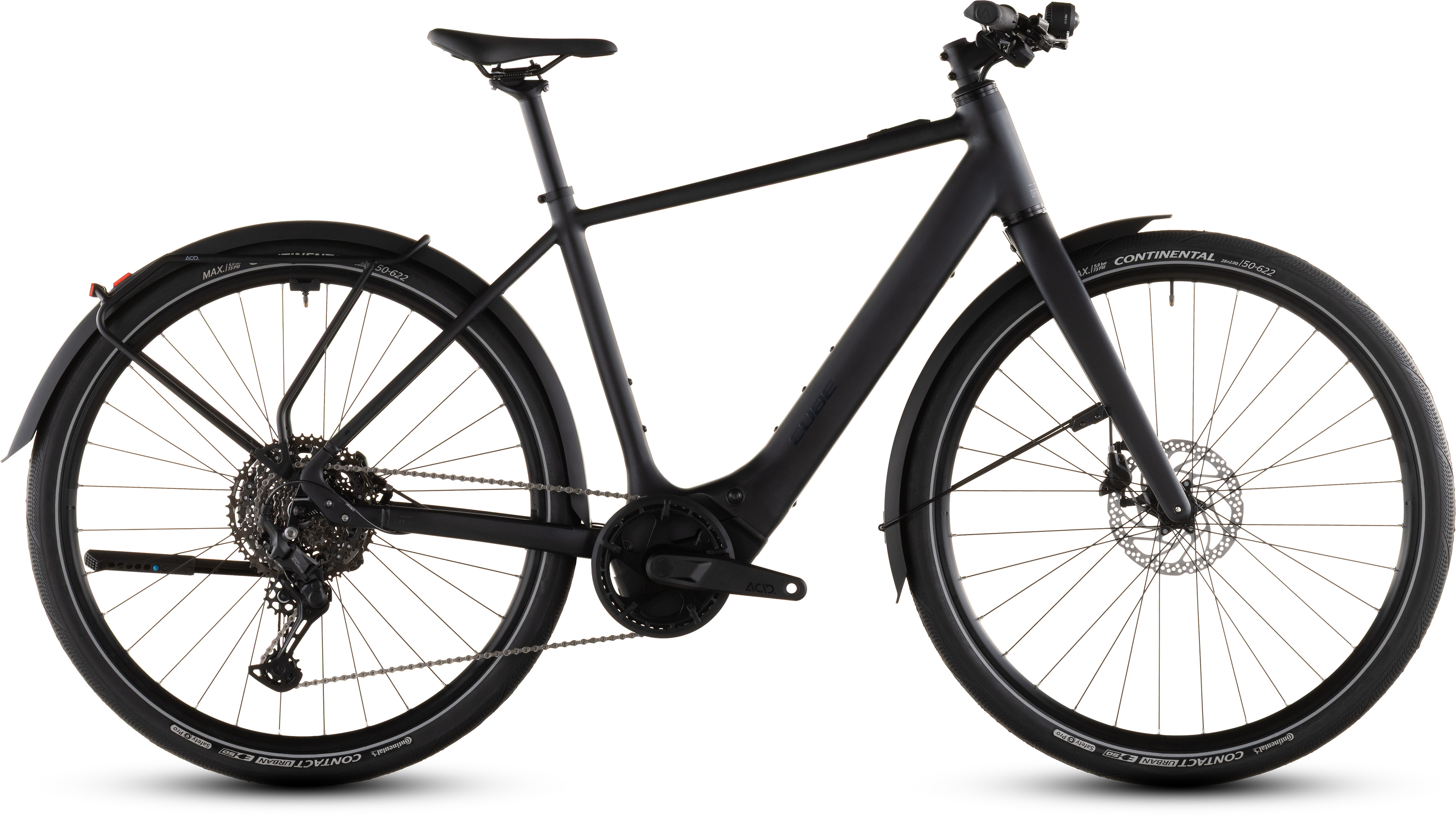 Biciclete electrice - BICICLETA ELECTRICA CUBE EDITOR HYBRID PRO 400X FE COAL PRISM 2026 50 cm