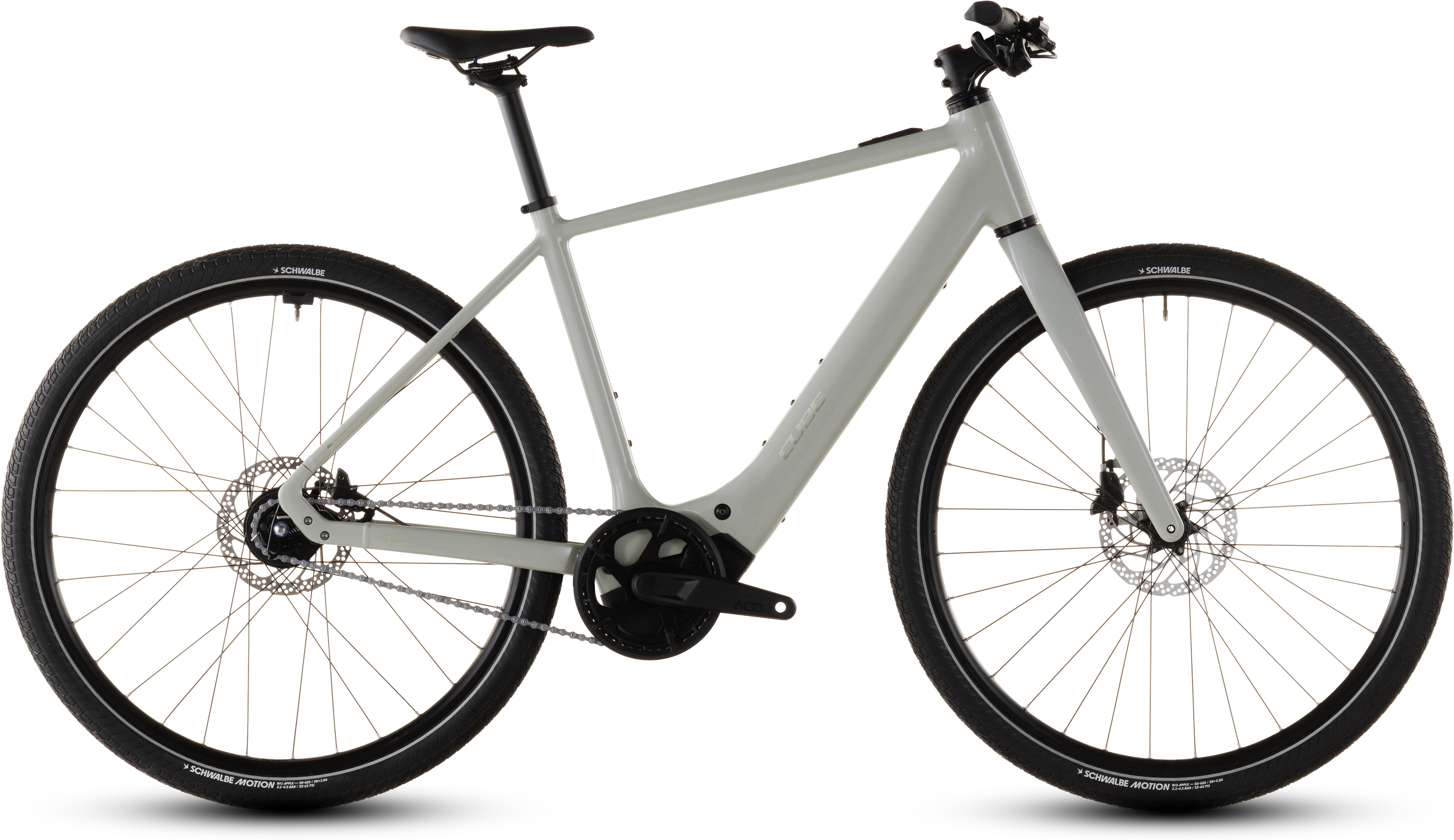 Biciclete electrice - BICICLETA ELECTRICA CUBE EDITOR HYBRID SLX 400X REEDBEIGE CHROME 2026 54 cm