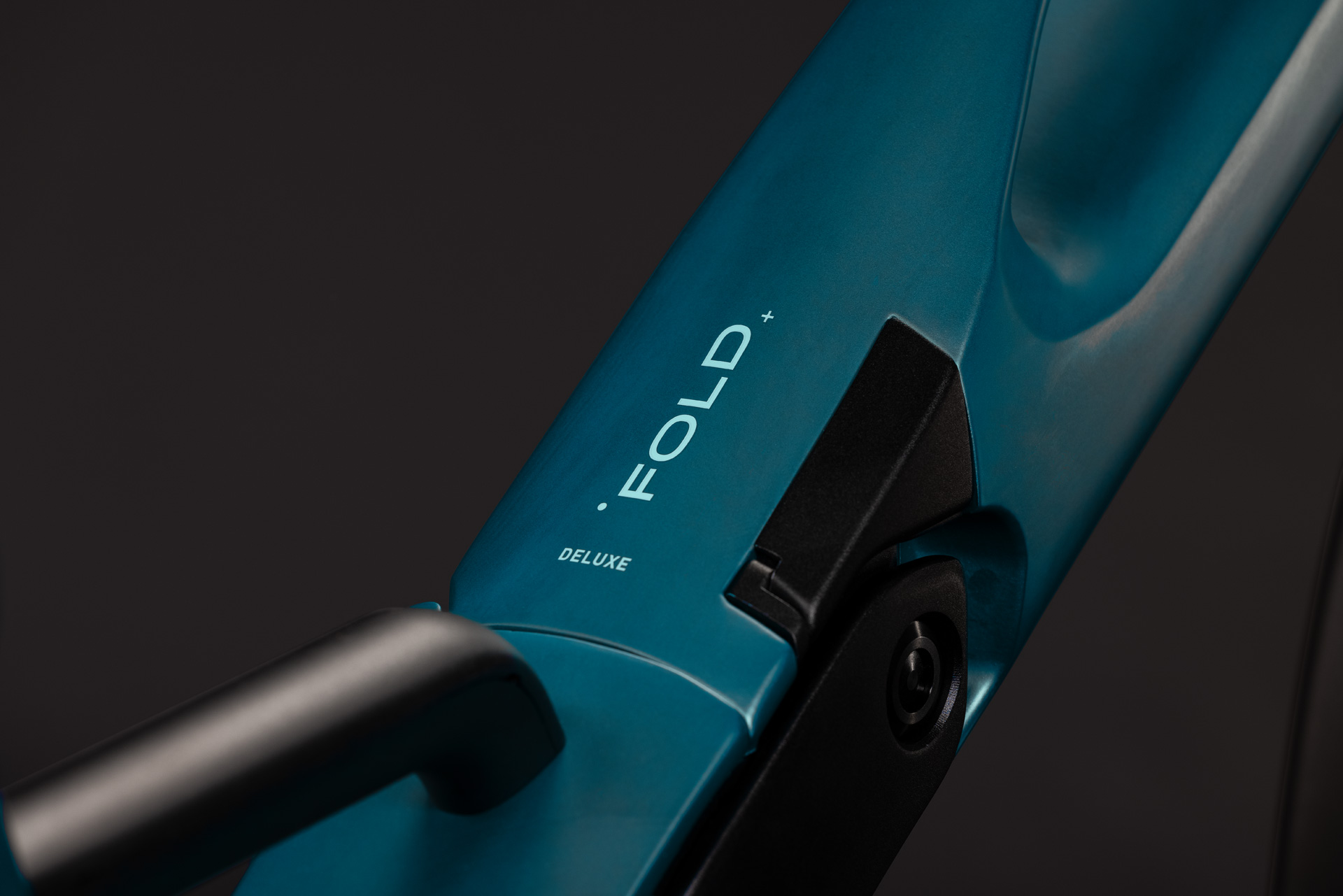 BICICLETA ELECTRICA CUBE FOLD HYBRID DELUXE 540 METALLICPETROL SEA 2027 One Size [2]