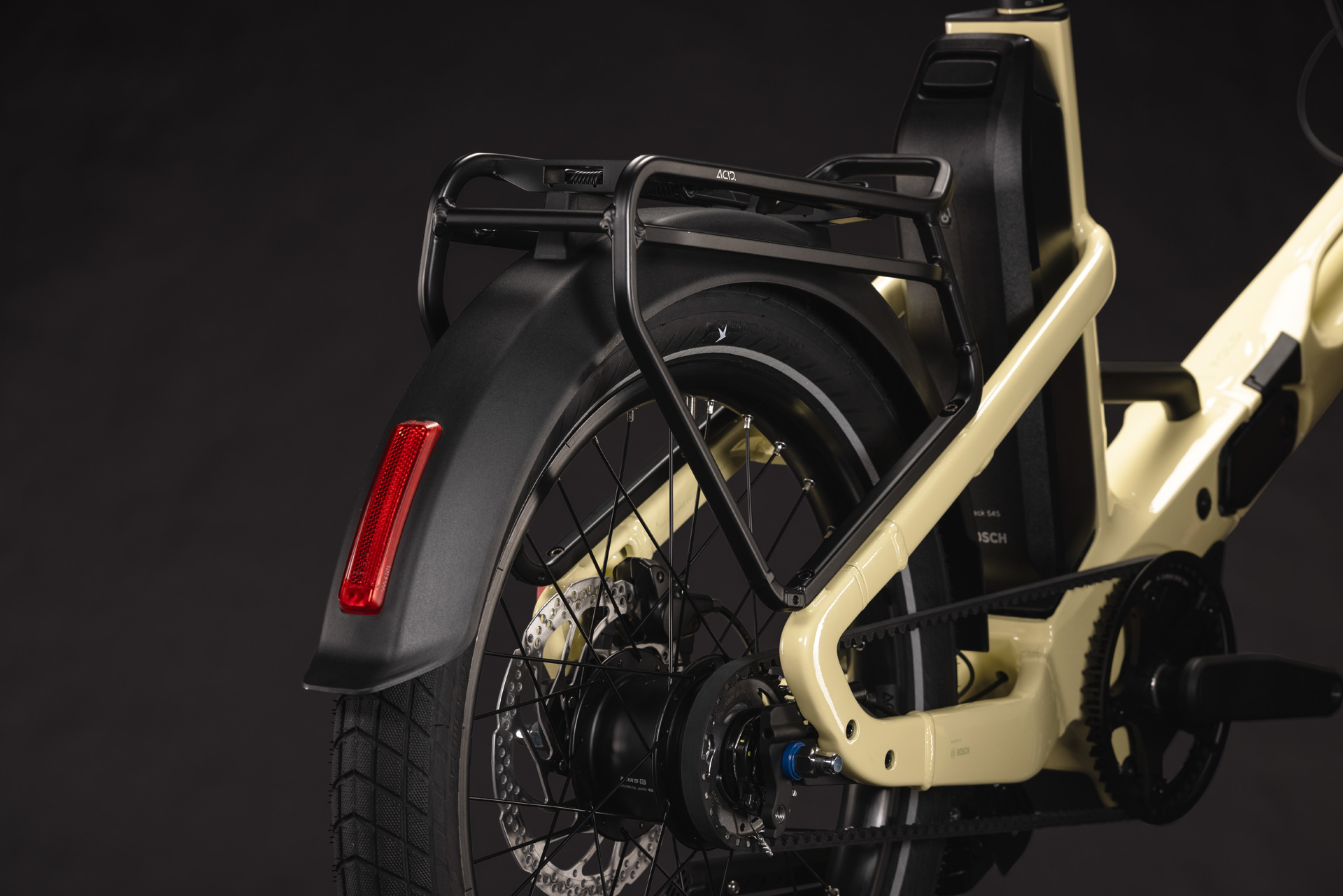 BICICLETA ELECTRICA CUBE FOLD HYBRID DELUXE 540 PALEYELLOW SAGE 2027 One Size [4]
