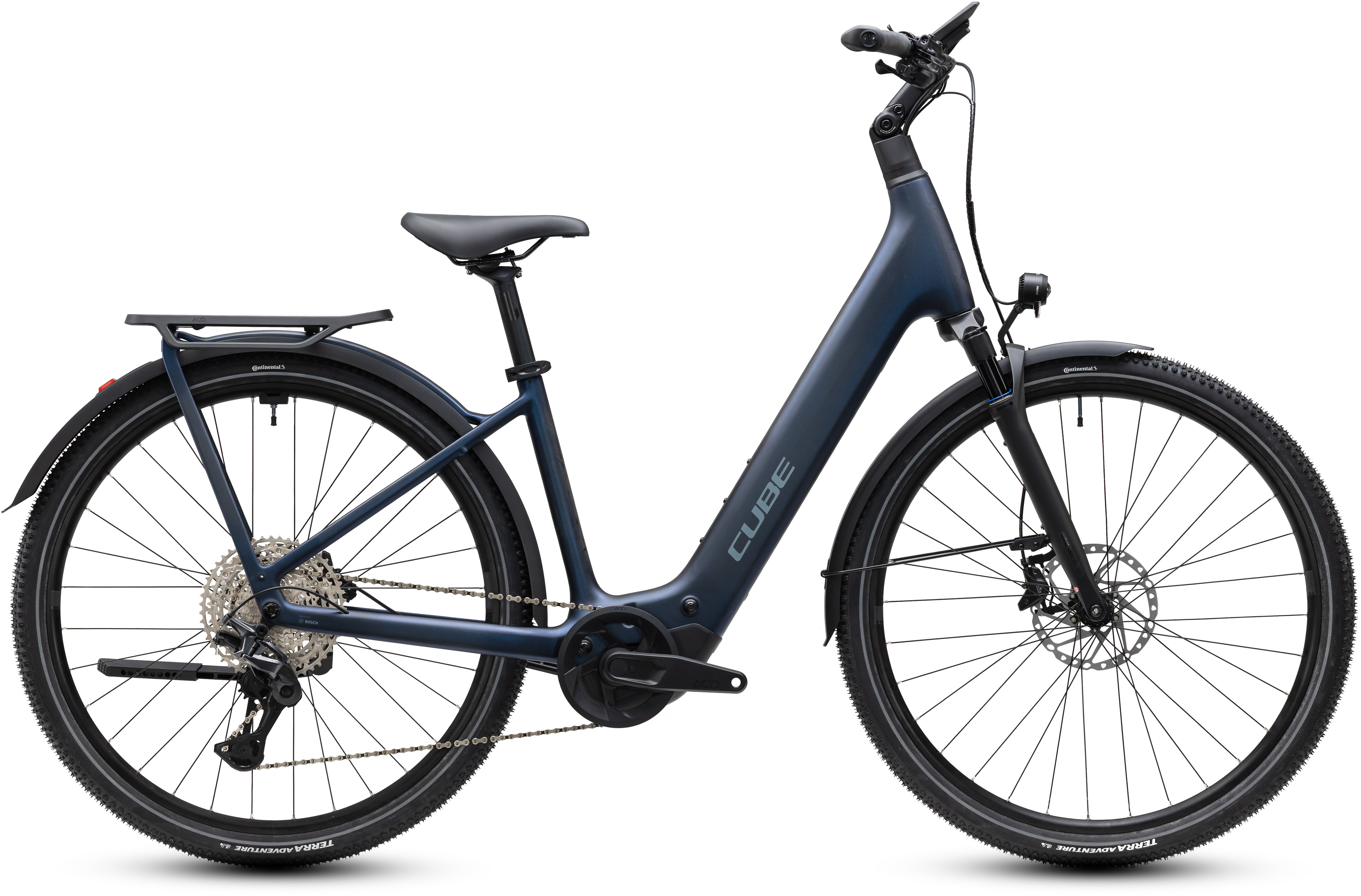 Ciclism - BICICLETA ELECTRICA CUBE KATHMANDU HYBRID C:62 PRO 400X EASY ENTRY LIQUIDSTEEL PRIZM 2027 58 cm