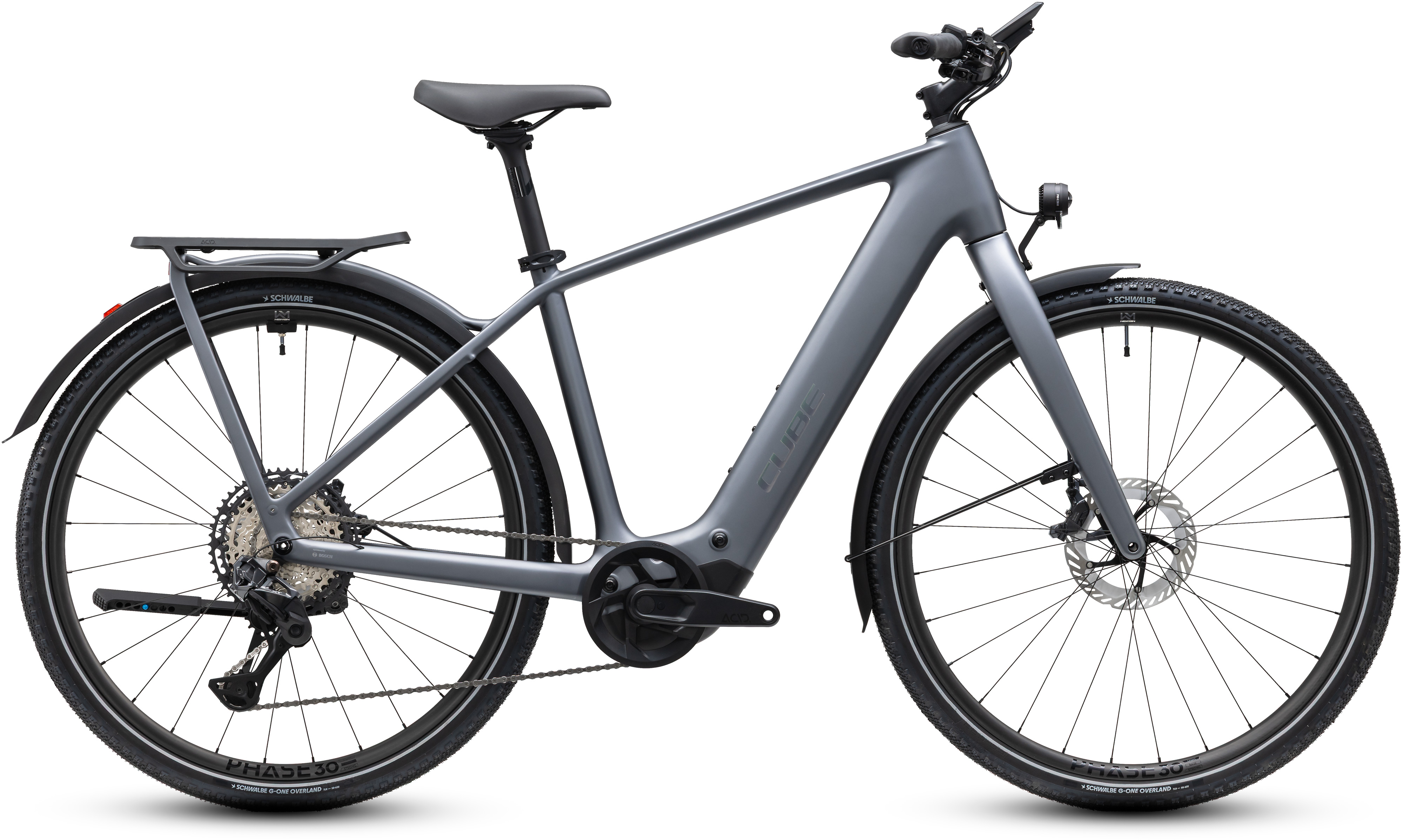 Ciclism - BICICLETA ELECTRICA CUBE KATHMANDU HYBRID C:62 SLT 400X ASHGREY PRIZM 2027 62 cm