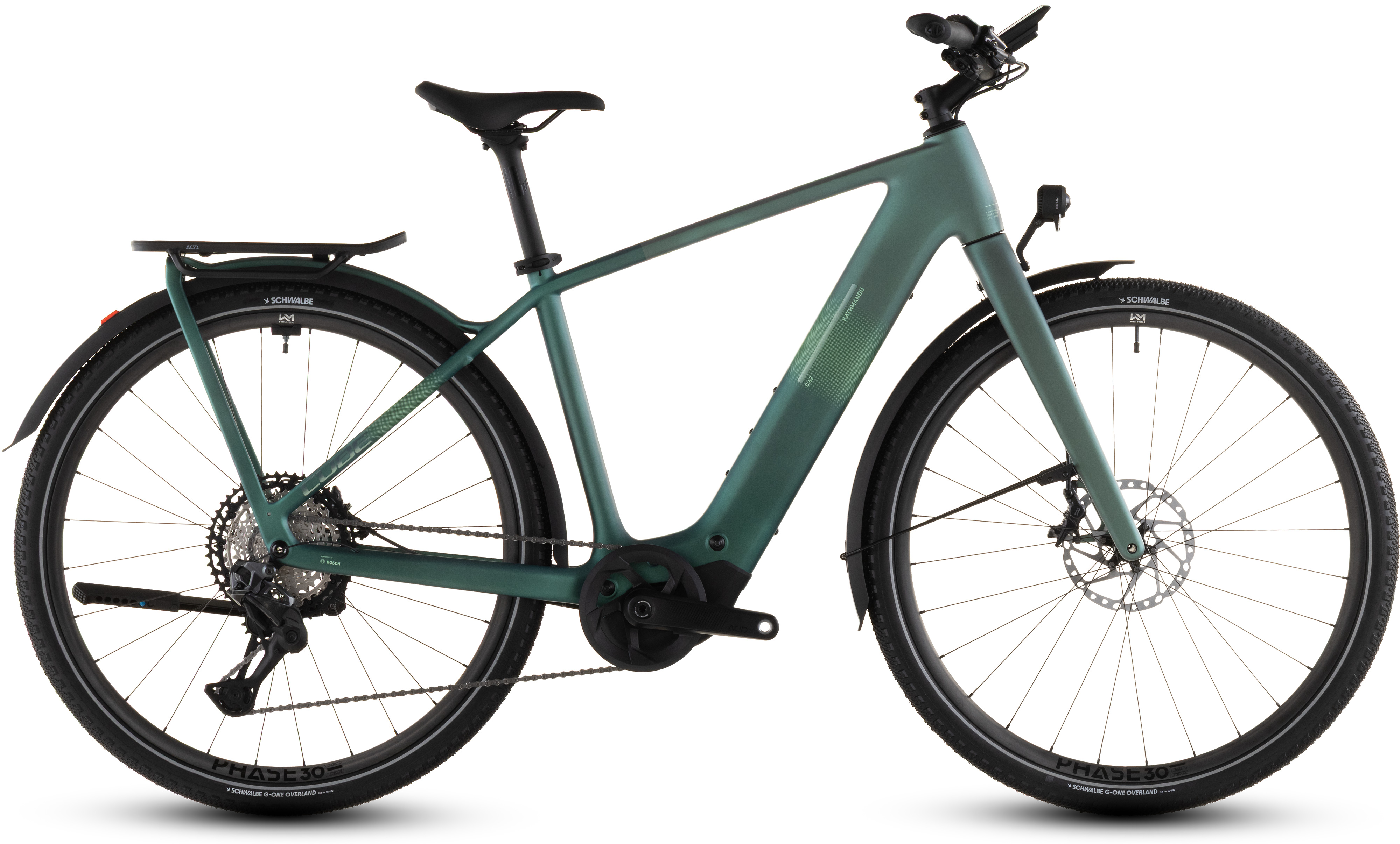 BICICLETA ELECTRICA CUBE KATHMANDU HYBRID C:62 SLT 400X SEAFOAM CHROME 2026 58 cm [0]