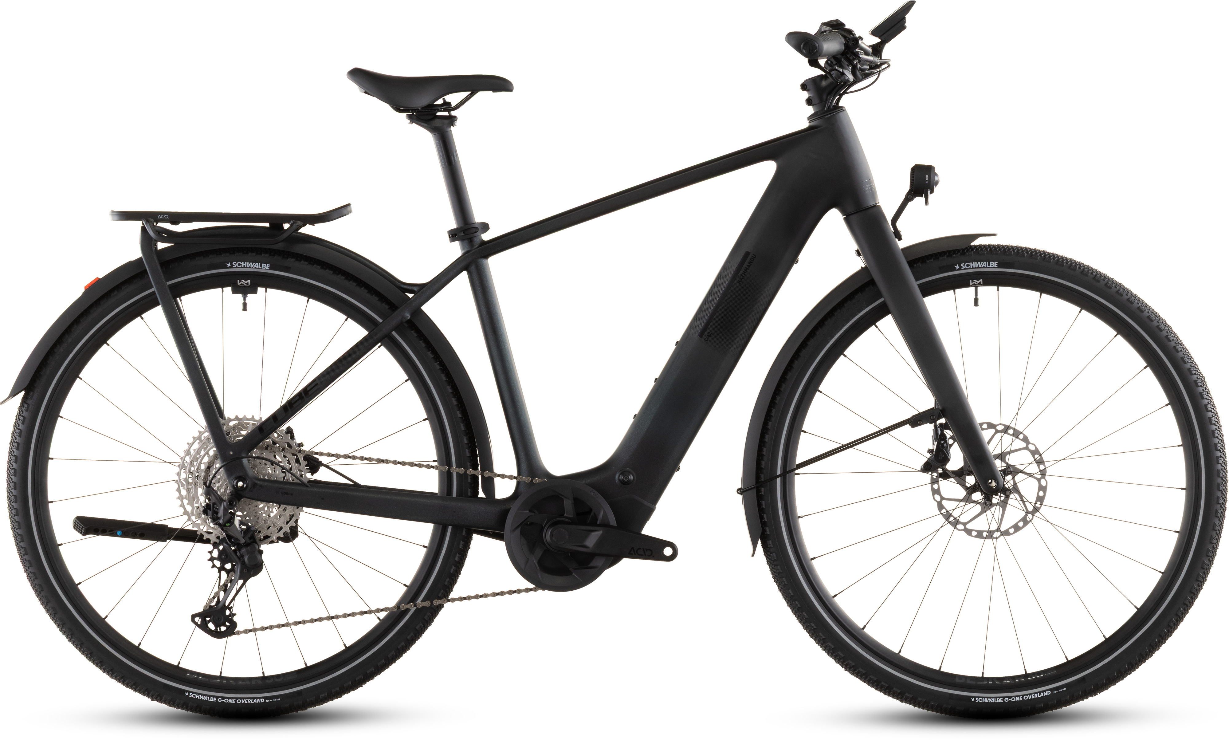 Biciclete electrice - BICICLETA ELECTRICA CUBE KATHMANDU HYBRID C:62 SLX 400X LIQUIDBLACK BLUEDUST 2026 62 cm