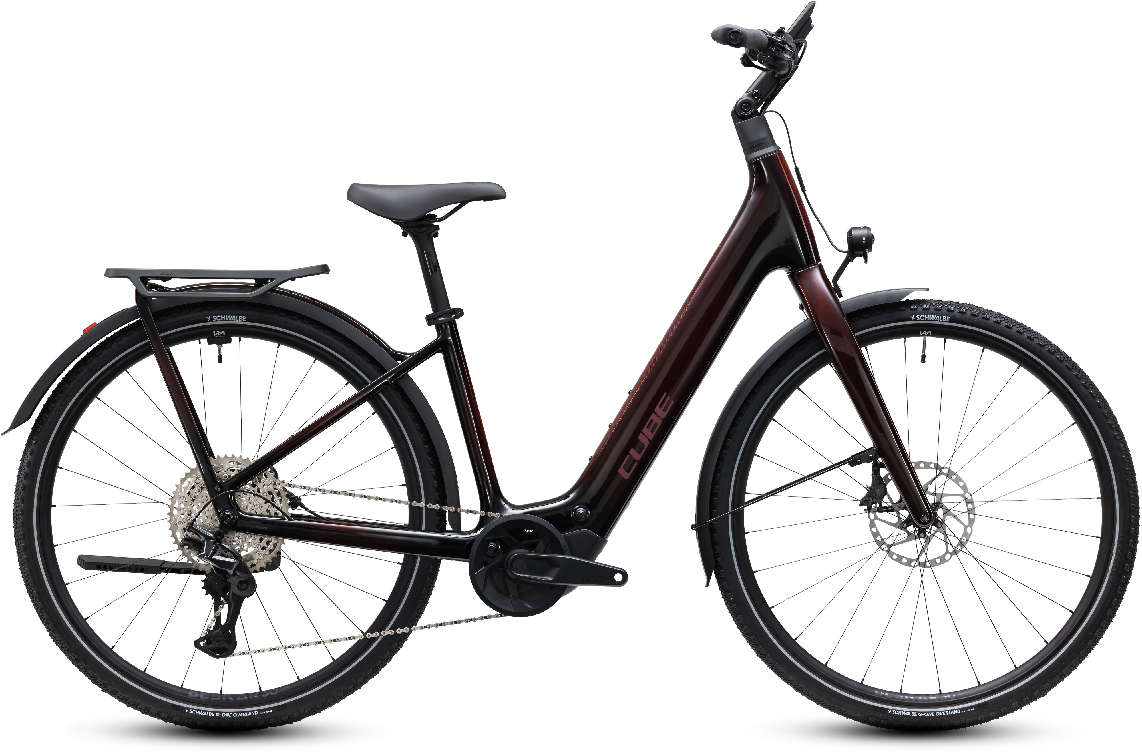 Ciclism - BICICLETA ELECTRICA CUBE KATHMANDU HYBRID C:62 SLX 400X EASY ENTRY LIQUIDRED RED 2027 50 cm