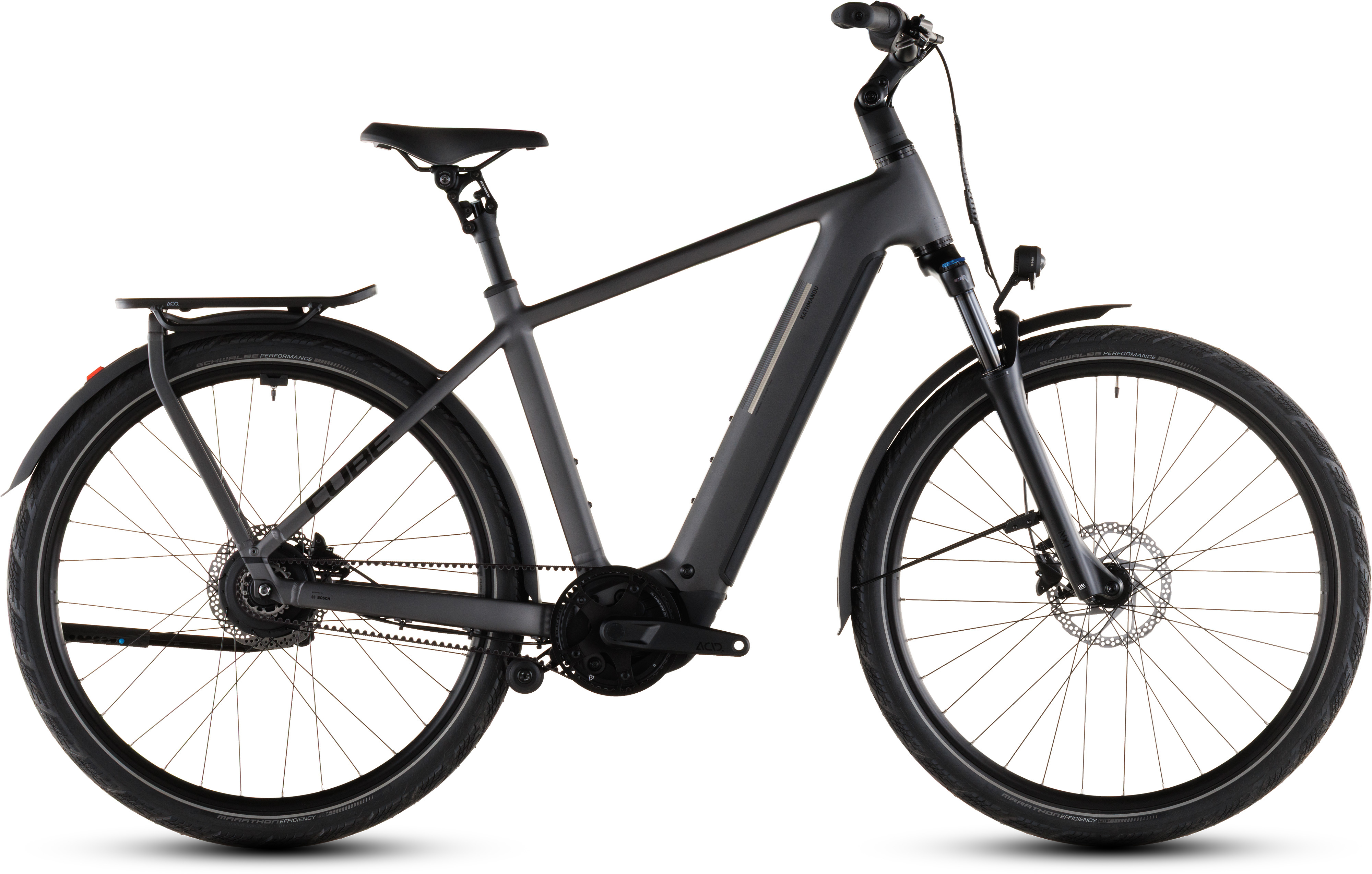 Ciclism - BICICLETA ELECTRICA CUBE KATHMANDU HYBRID COMFORT PRO 800 SLABGREY BLACK 2026 62 cm